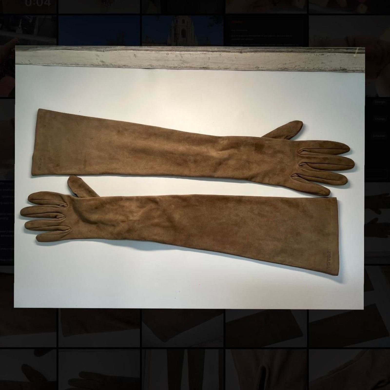 Prada Prada opera gloves 100 suede Size ONE SIZE - 1 Thumbnail