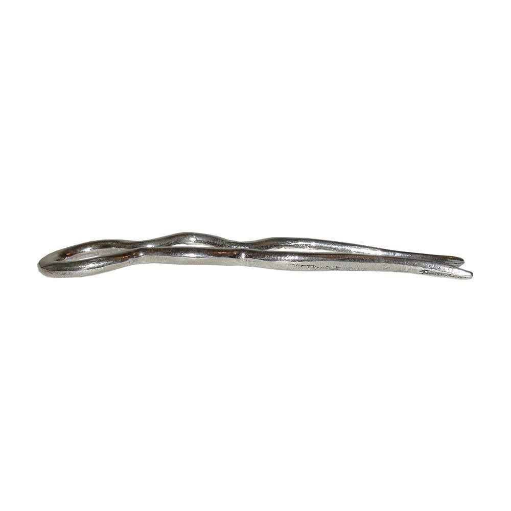 Designer Small Sterling Silver Modernist Hair Comb Size ONE SIZE - 3 Thumbnail