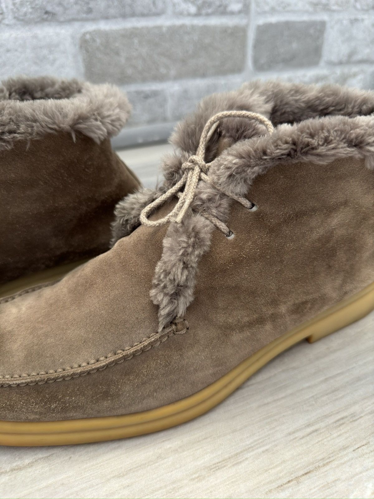 Loro Piana Loro Piana Snow Dreams Walk Beaver Fur & Suede Boots Size US 10 / EU 43 - 16 Thumbnail