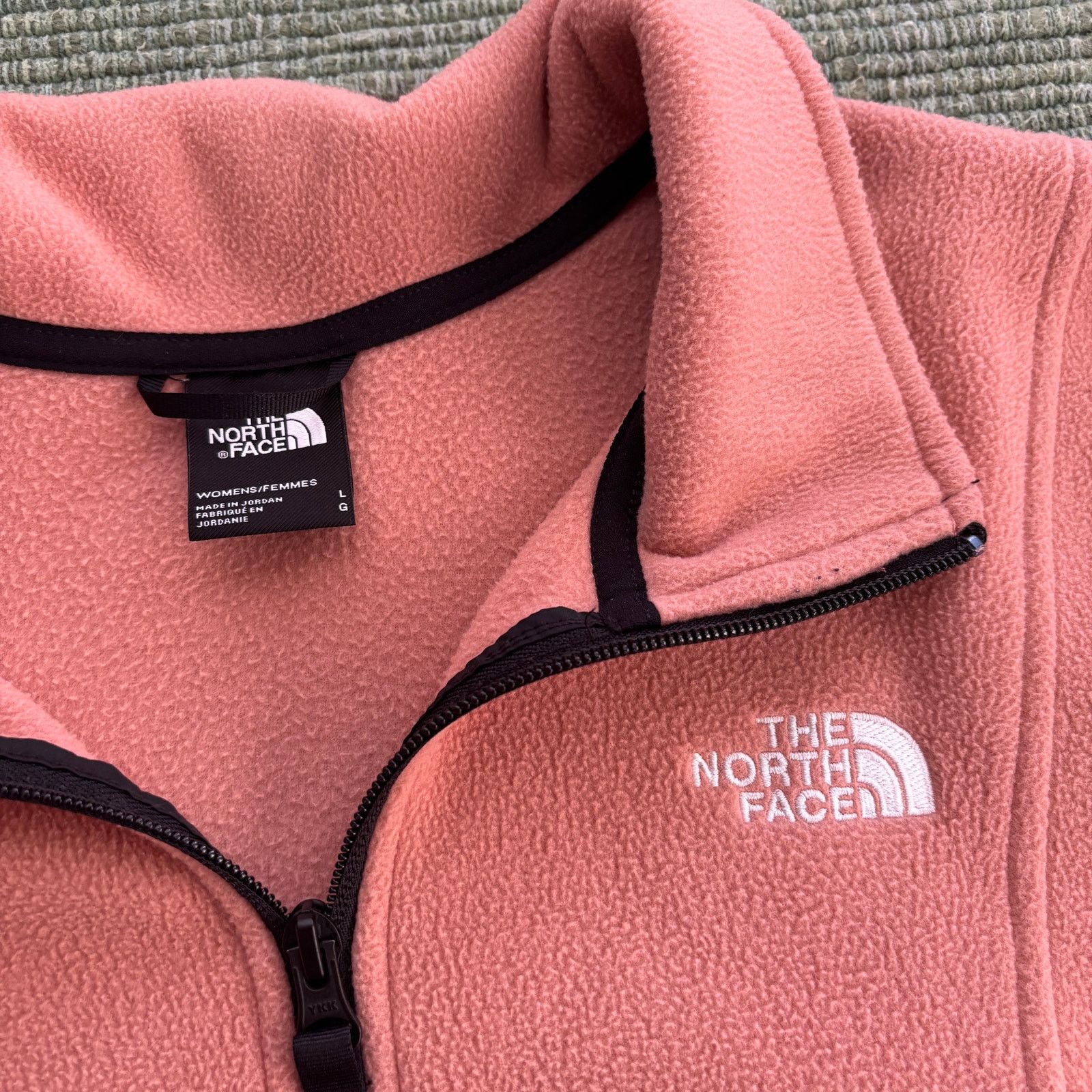 The North Face The North Face light pink womens crop fit quarter zip fleece Size L / US 10 / IT 46 - 3 Thumbnail