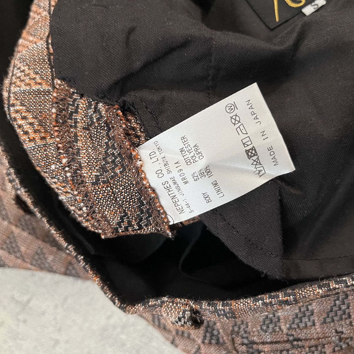 Needles × Nepenthes Needles Tucked Geometric Jacquard Trousers Size US 30 / EU 46 - 8 Thumbnail