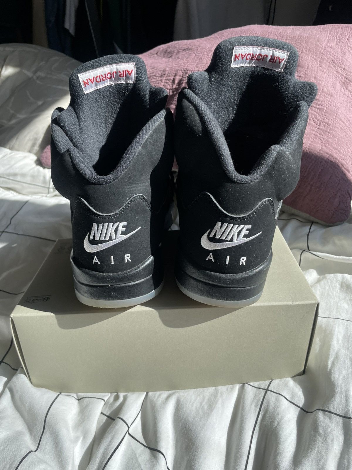 Jordan Brand Jordan 5 Black Metallic 2016 Size US 12 / EU 45 - 11 Thumbnail