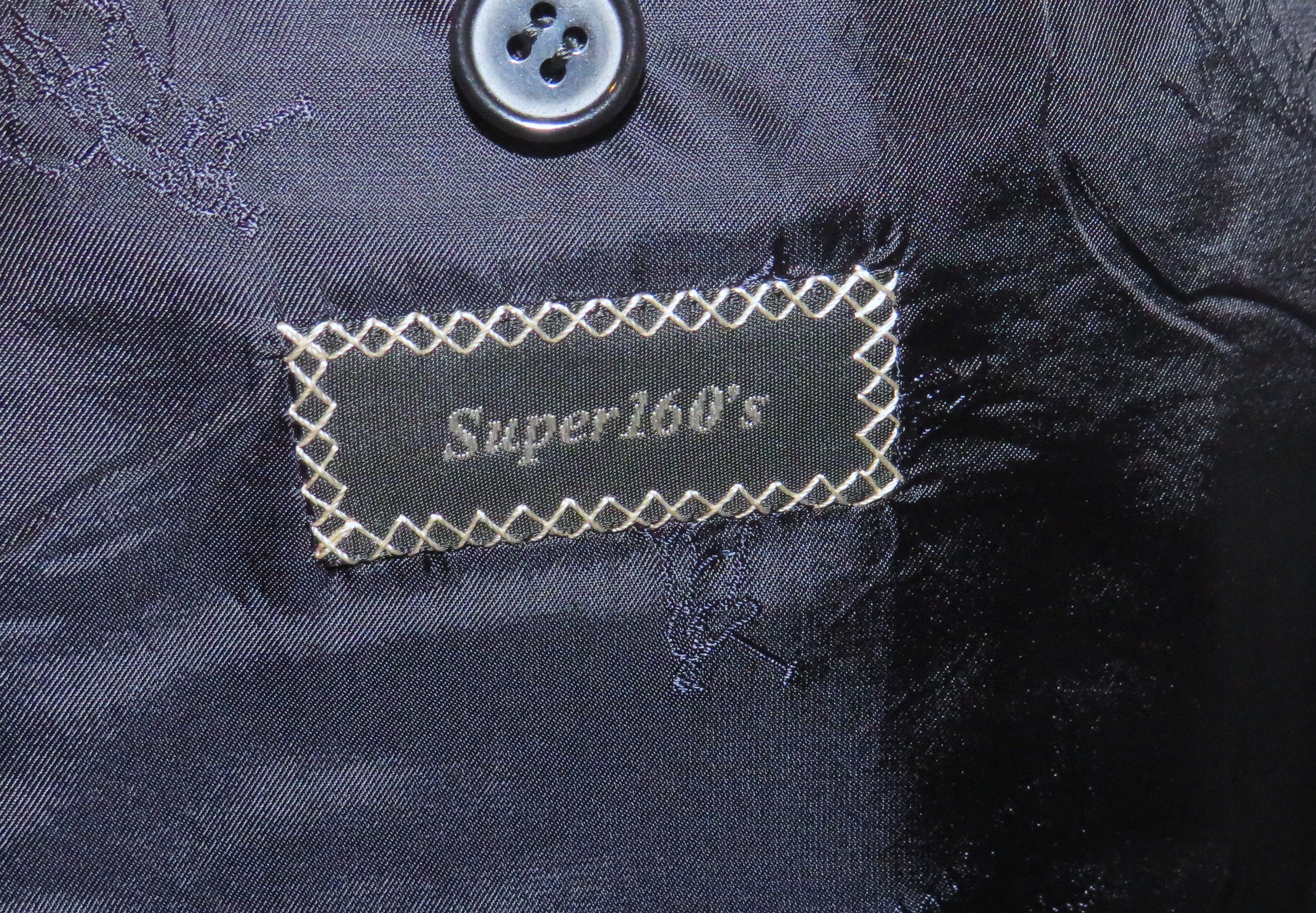 Brioni Nomentano Super 160 Custom Made Blue Striped Suit 42L NWT Size 42L - 21 Thumbnail