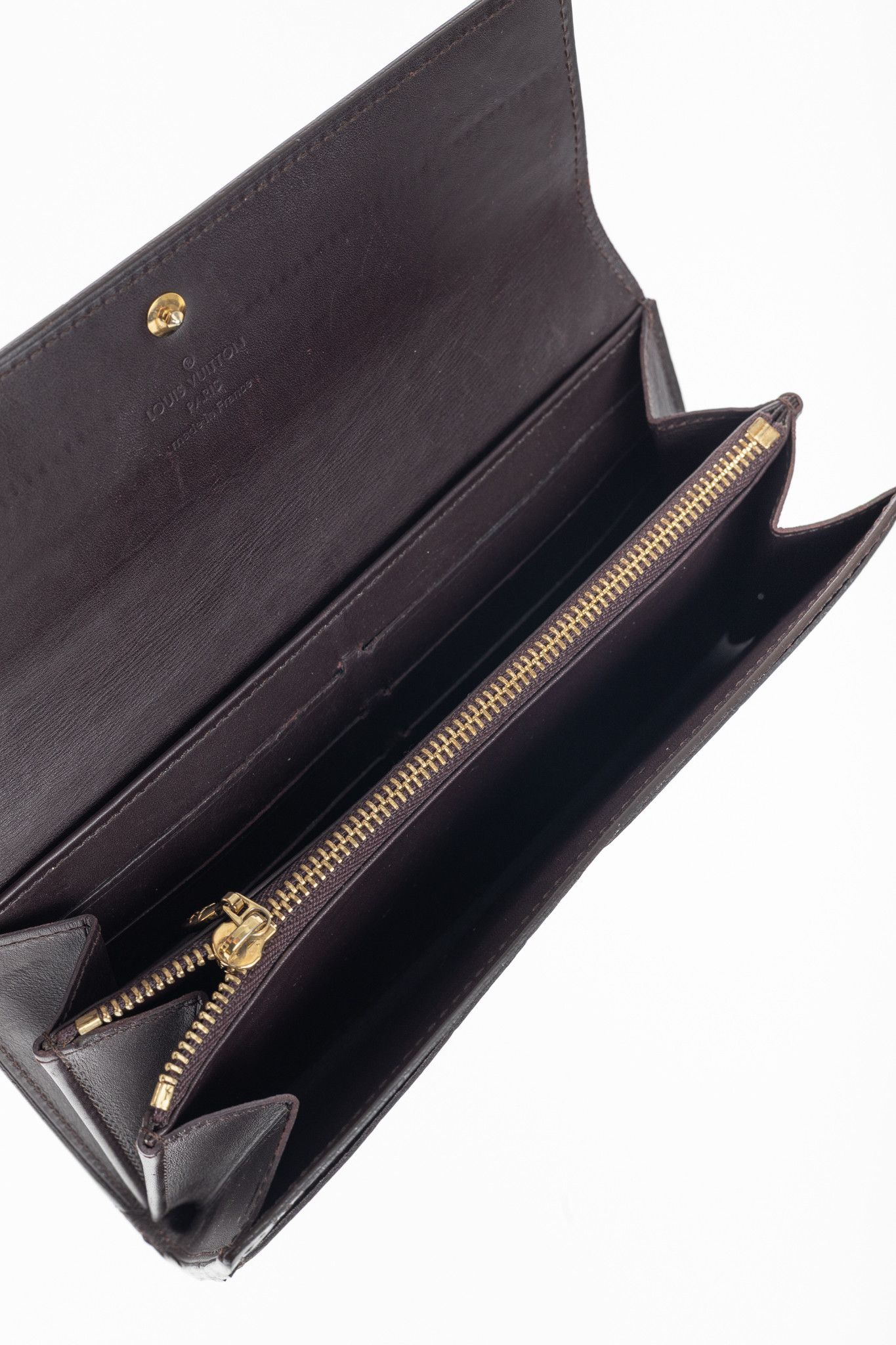 Louis Vuitton Louis Vuitton Sarah Amarante Monogram Vernis Leather Wallet Size ONE SIZE - 9 Thumbnail