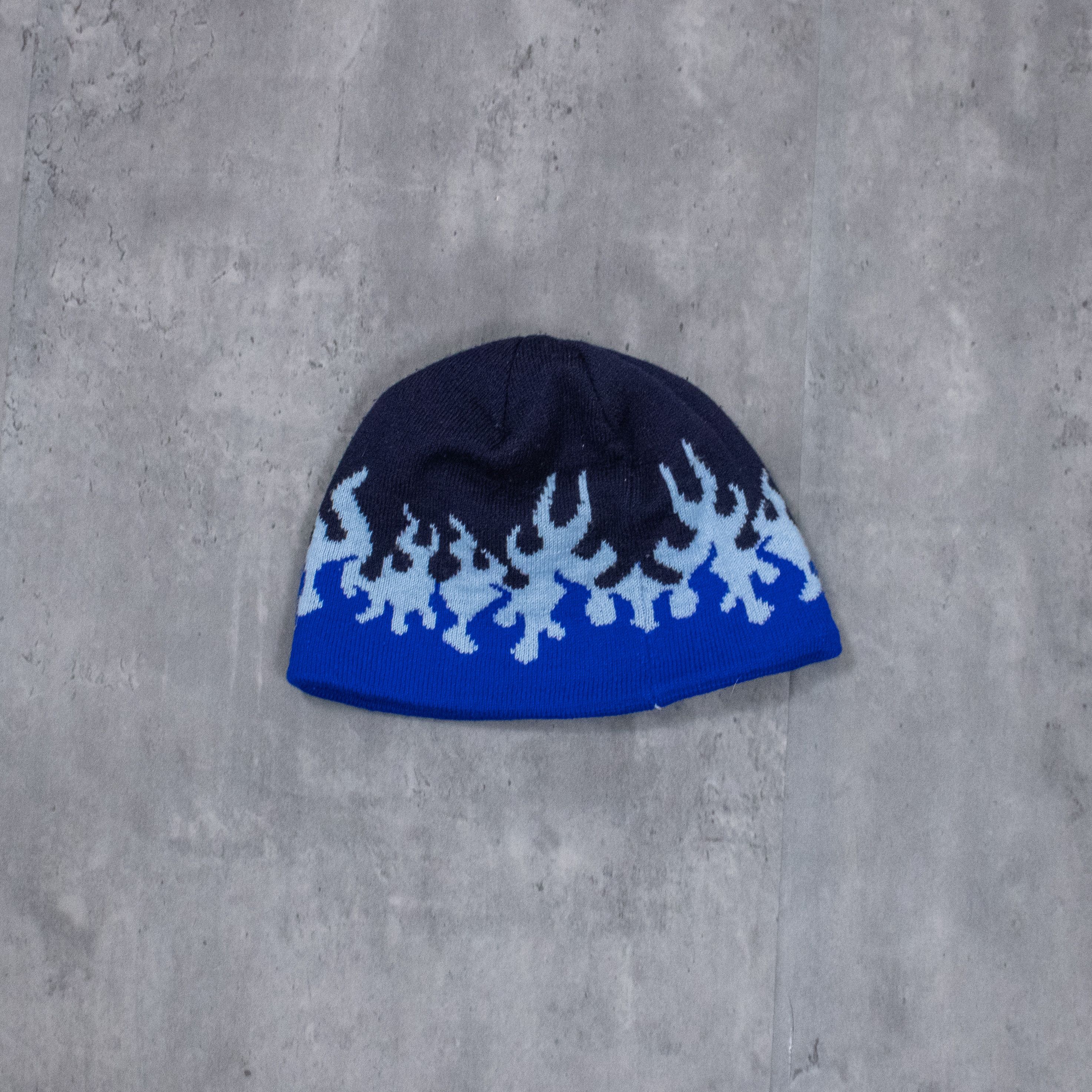 Japanese Brand Vintage VTG Y2K 2000's 00's Flame Skully Skull Cap Size ONE SIZE - 1 Thumbnail