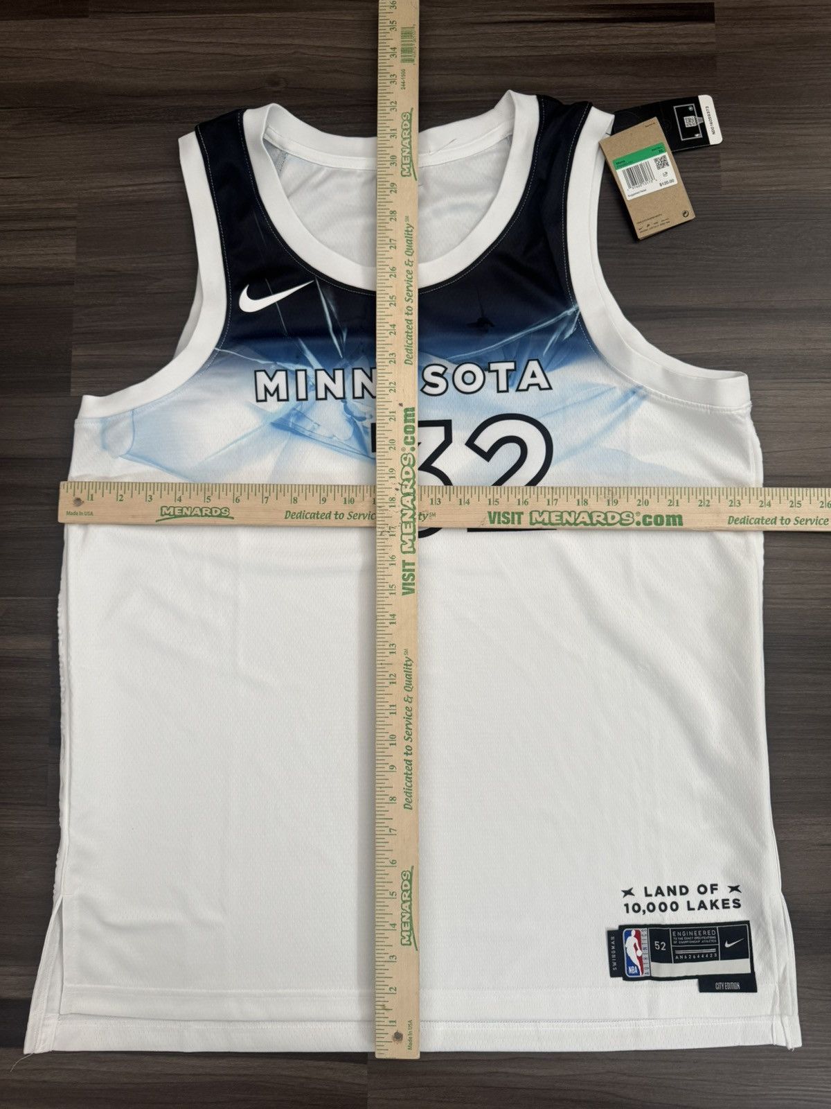 Nike Timberwolves Karl-Anthony Towns City Edition Jersey Size US XL / EU 56 / 4 - 8 Thumbnail