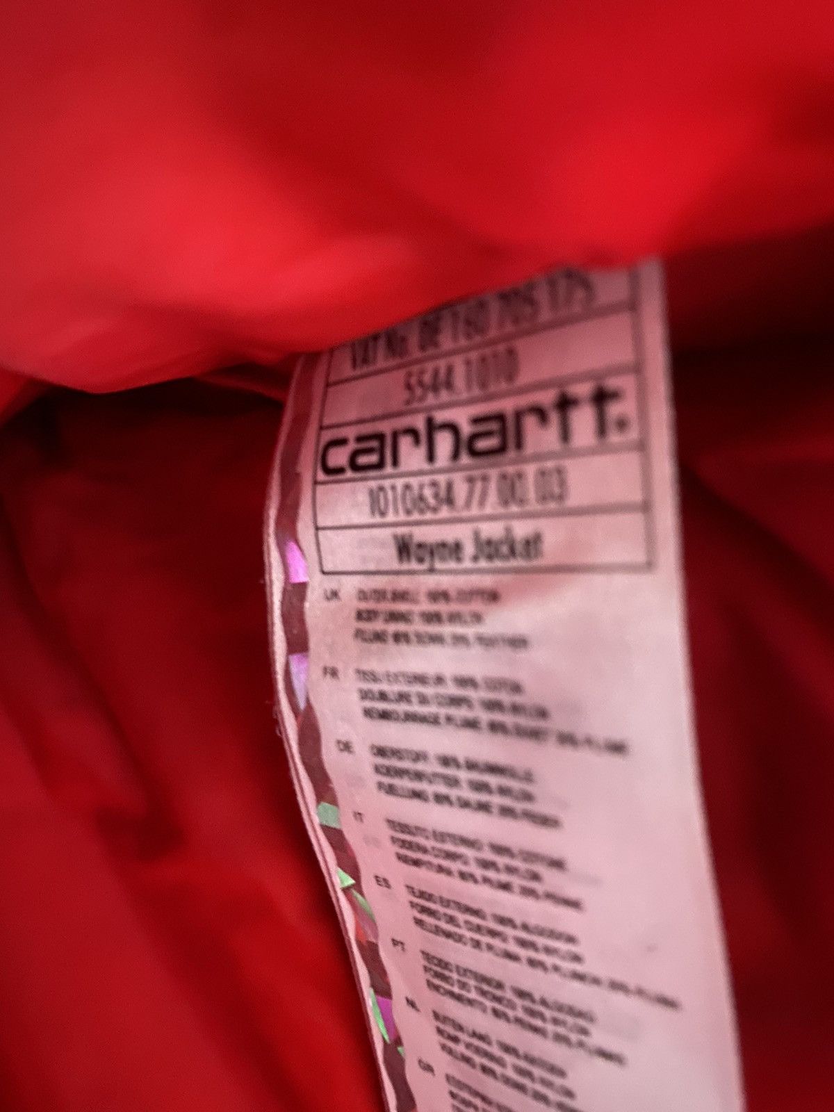 Carhartt Wip Carhartt WIP Wayne jacket size M blue with leather inserts Size US M / EU 48-50 / 2 - 9 Thumbnail