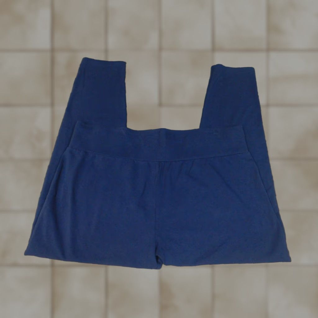Vintage LOGO by Lori Goldstein Legging Leggings Petites Womens blue stretch 34 in PL Blue Ankle Inseam 26 in Stretch Logo Womens Size 24" / US 00 / IT 34 - 1 Thumbnail