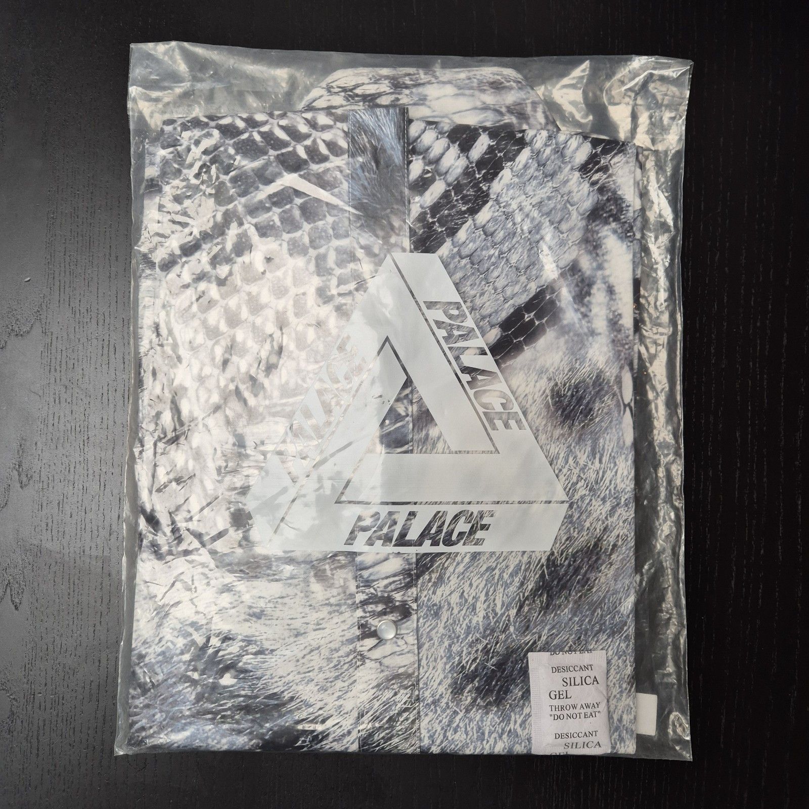 Palace Palace Animal Print Buttown Down Shirt Grey Medium FW23 Size US M / EU 48-50 / 2 - 3 Thumbnail