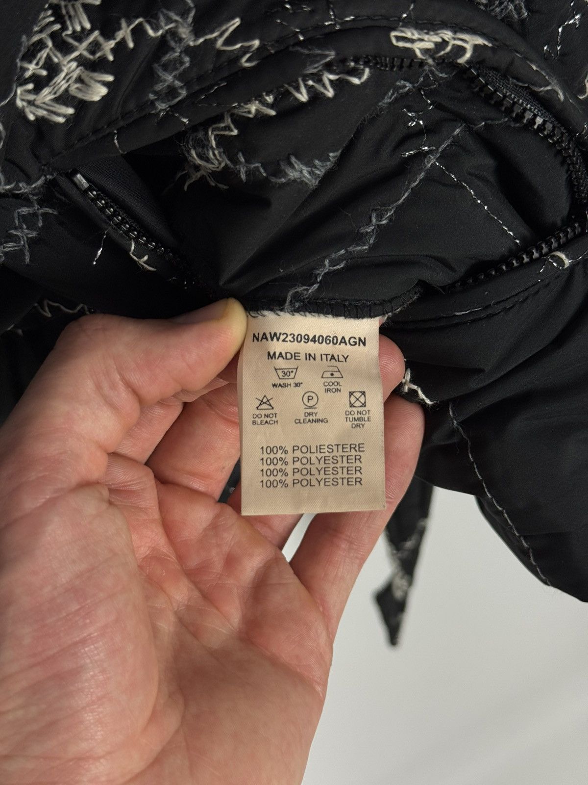 Fay Fay Embroidered Quilted Jacket Size L / US 10 / IT 46 - 18 Thumbnail