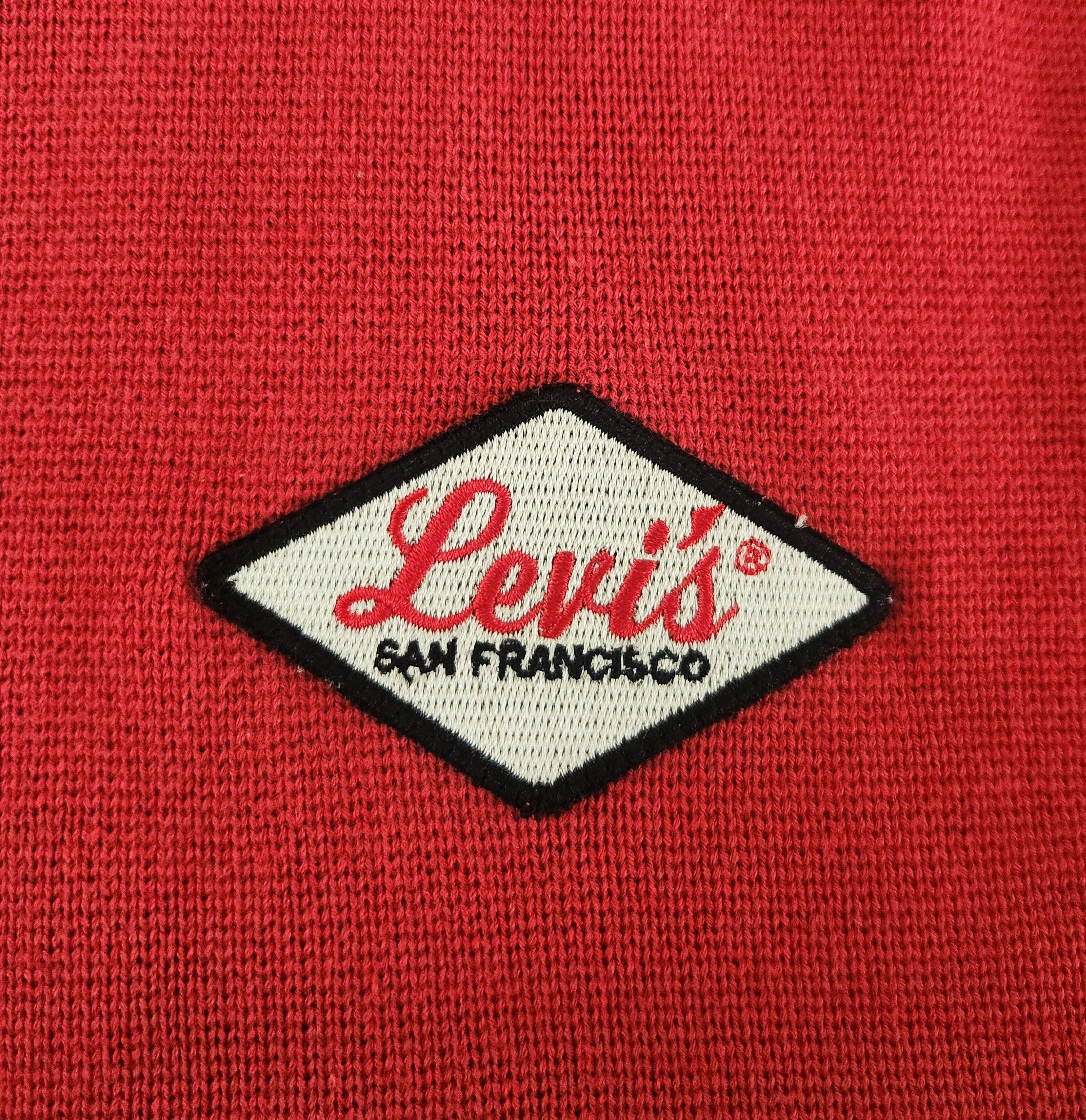 Levi's × Vintage Levi's Strauss Patch VTG Full Zip Red Motorcycle style Size US L / EU 52-54 / 3 - 4 Thumbnail