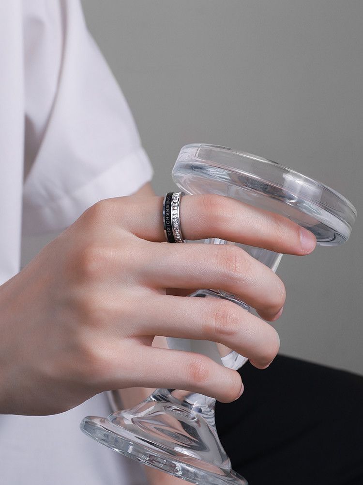 Jewelry New Trend Jewelry Rings Open Size Chrome Ring (Size 7-13) Size ONE SIZE - 1 Thumbnail