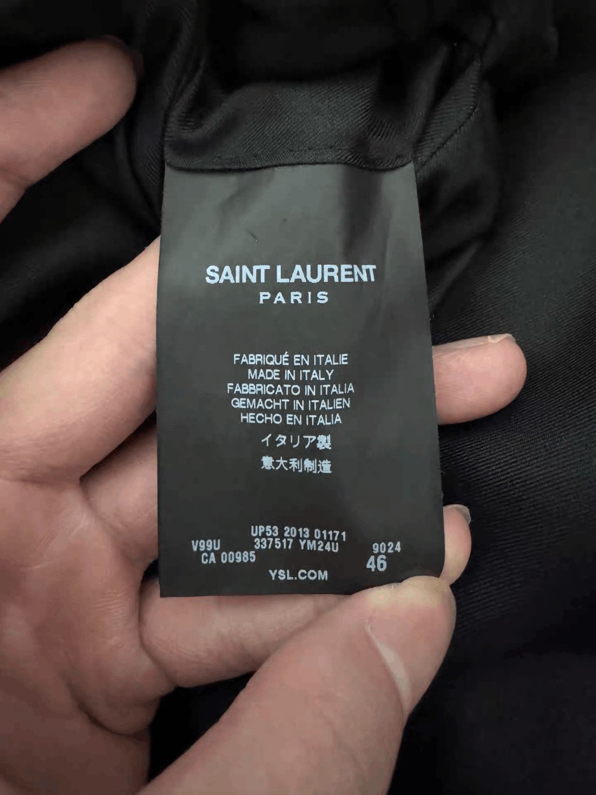 Saint Laurent Paris Sz 46 Saint Laurent Paris by Hedi 14SS Hundtooth Jacket Size US S / EU 44-46 / 1 - 8 Thumbnail