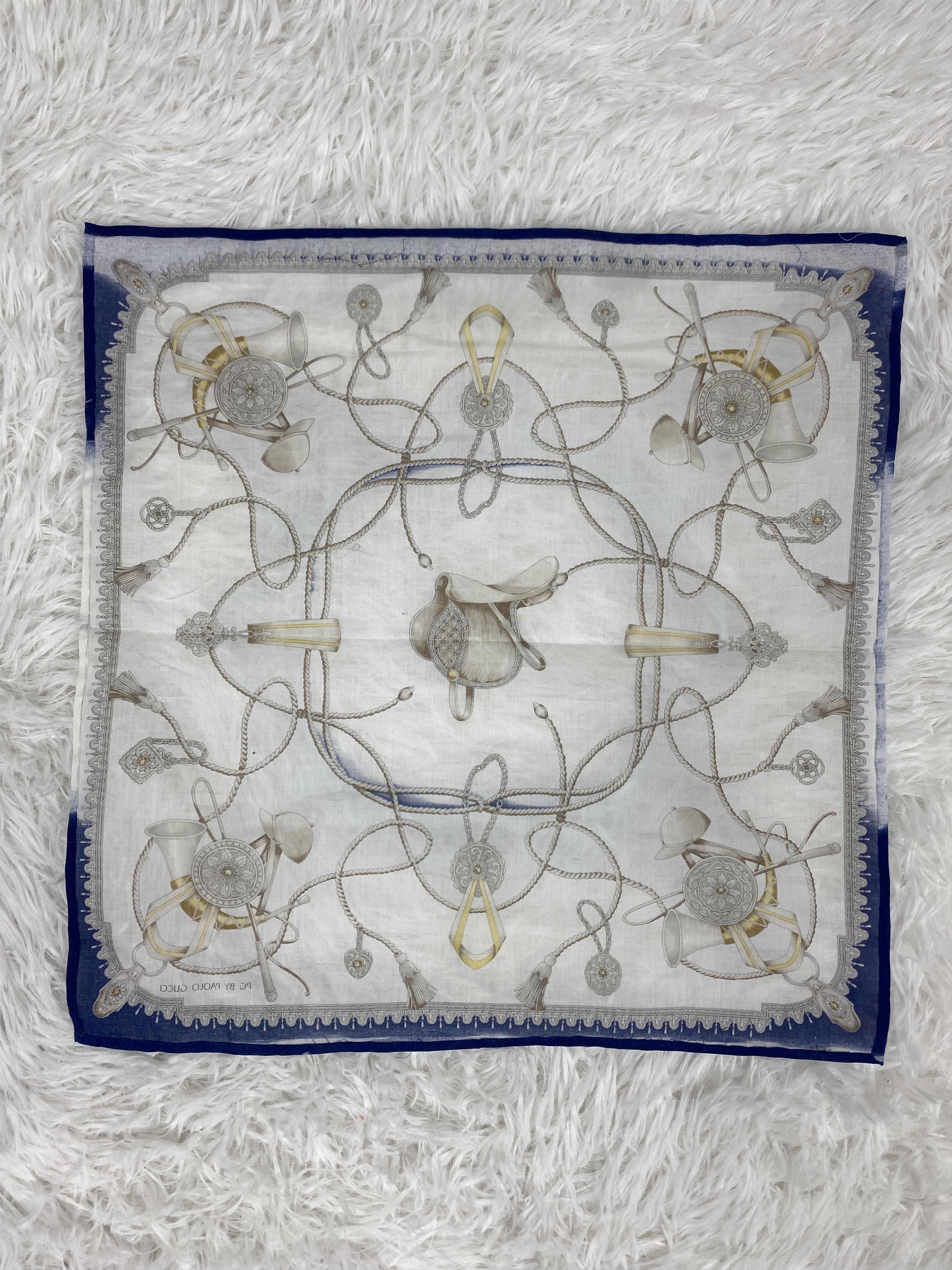 Paolo Gucci Vintage Paolo Gucci Handkerchief PH0160 Size ONE SIZE - 4 Thumbnail