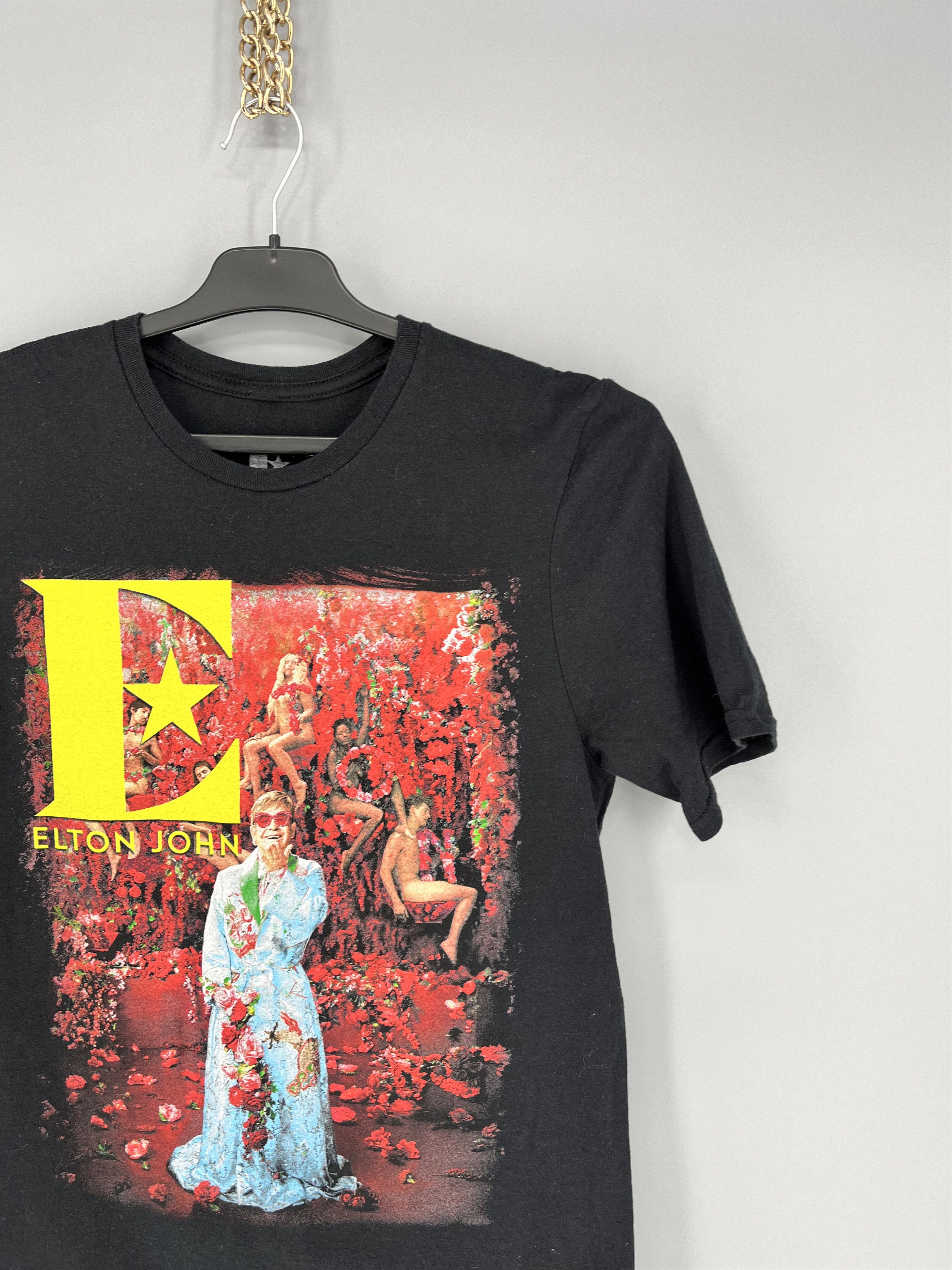 Band Tees × Vintage Vintage Elton John Rocket Man Promo T-shirt Size S Size US S / EU 44-46 / 1 - 5 Thumbnail