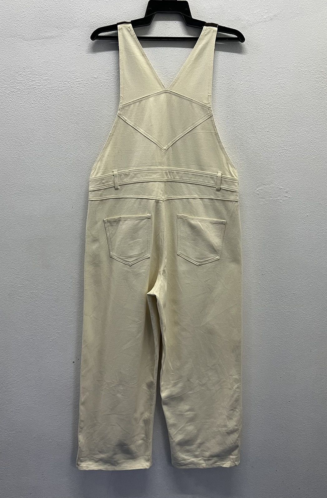 Japanese Brand × Vintage ANGELINA Natural Cotton Overalls – Size M Size US 36 / EU 52 - 2 Thumbnail