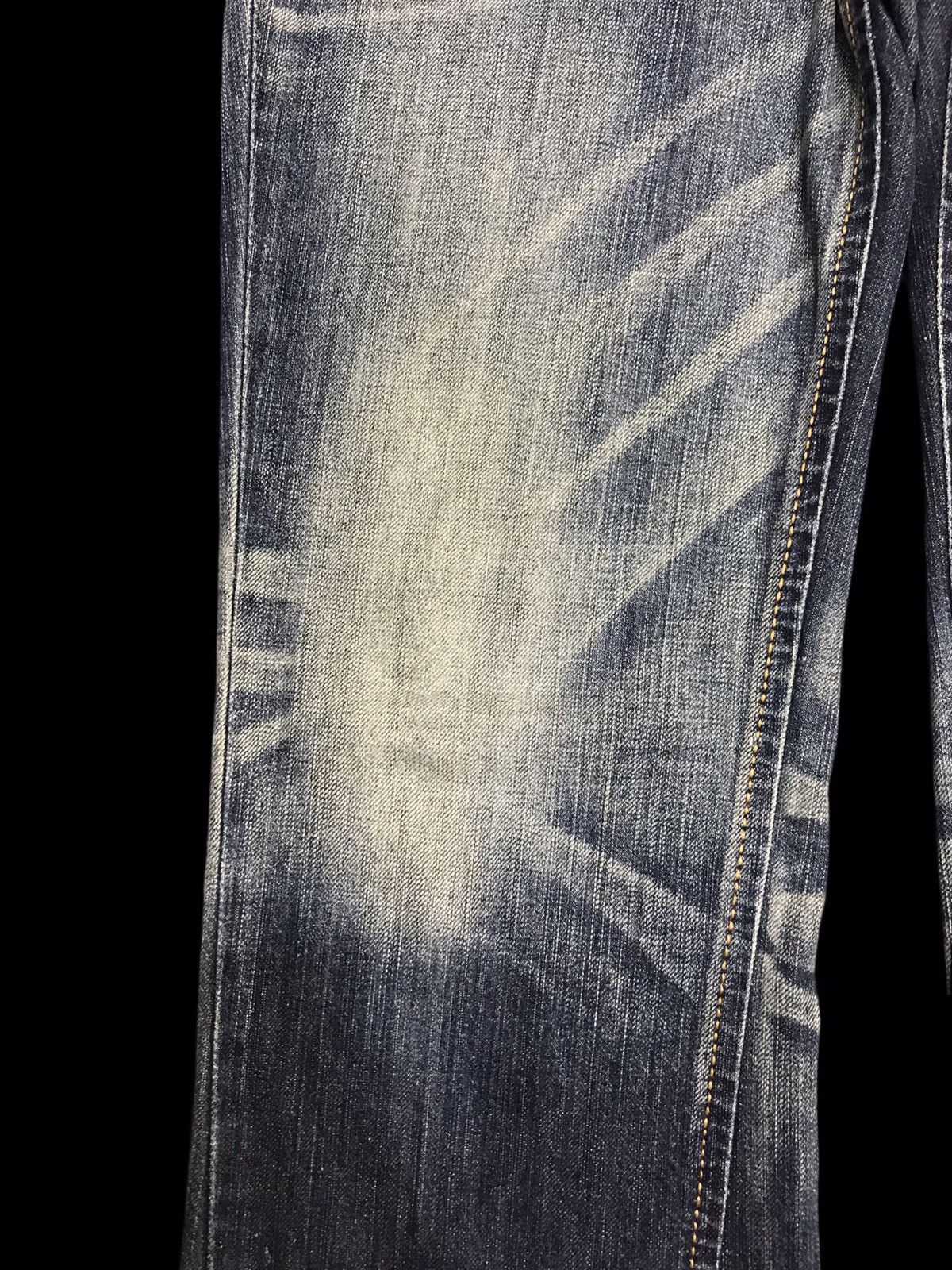 Edwin 💥FLARE💥ARCHIVAL EDWIN WESTRNER SICK FADED FLARE DENIM F391 Size US 30 / EU 46 - 6 Thumbnail
