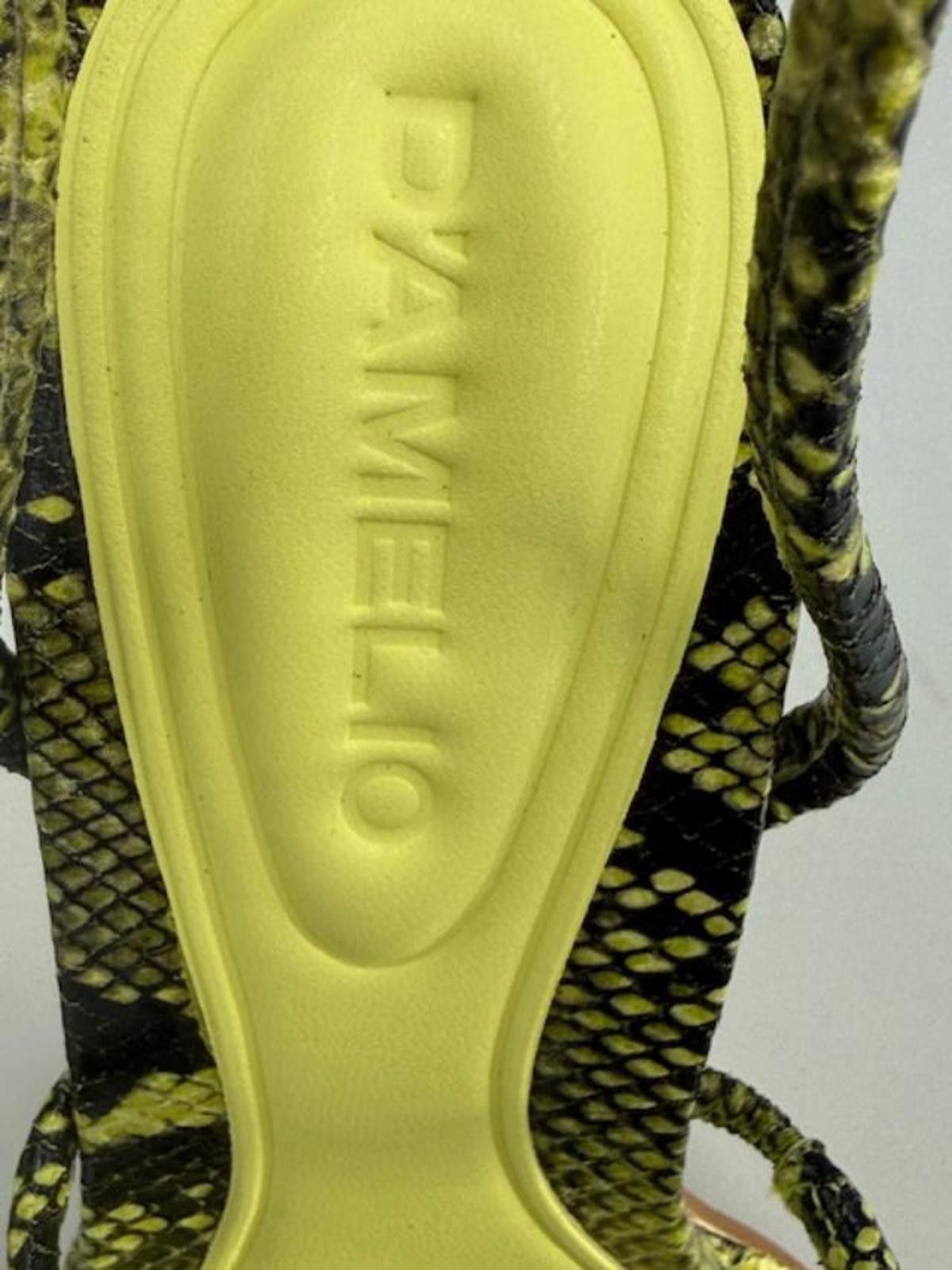 Other D'Amelio - 'Dalilah' Strappy Heels -Limeaid faux python 7.5 Size US 7.5 / IT 37.5 - 6 Thumbnail