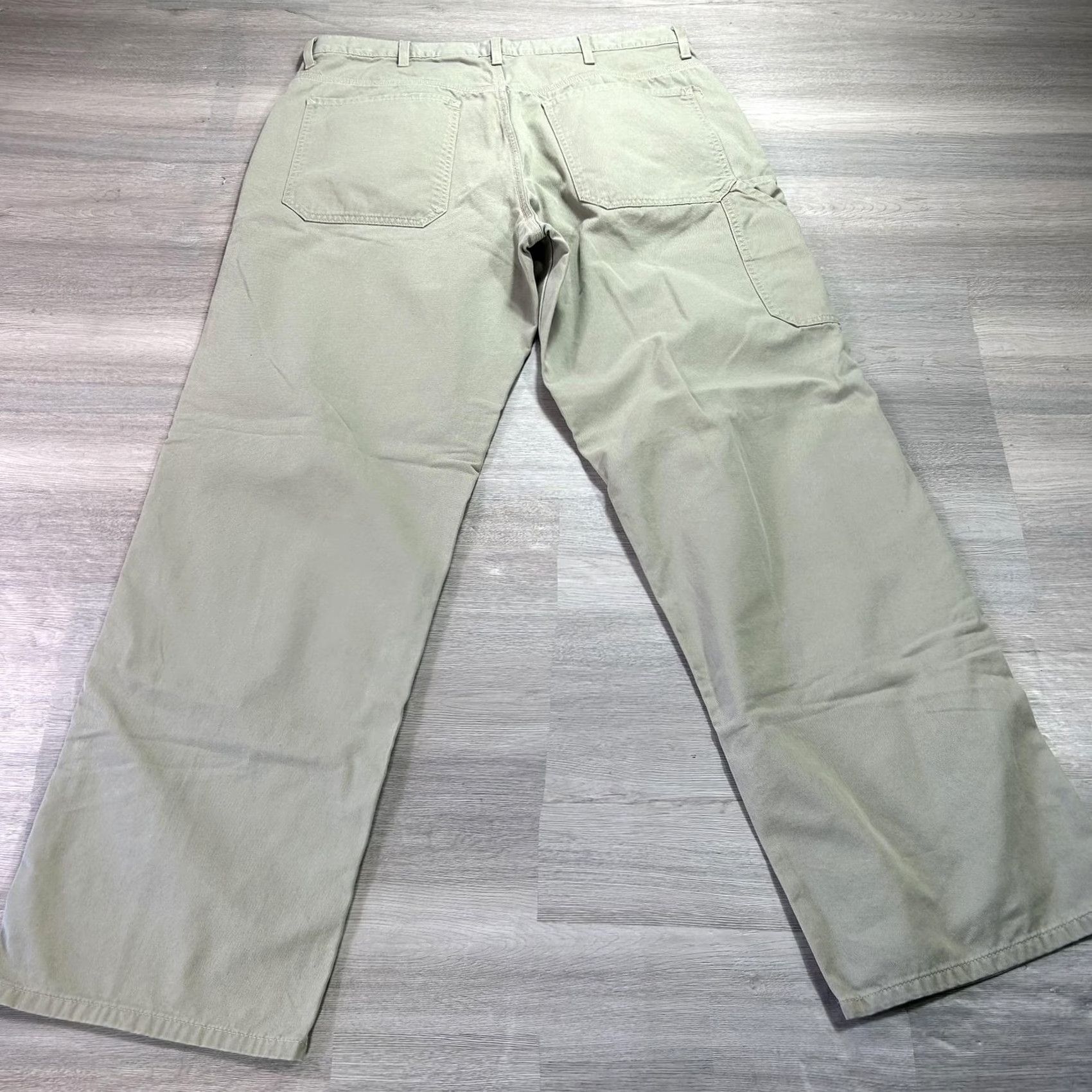 Vintage VINTAGE Calvin Klein Jeans Pants Mens 36x34 Beige Carpenter Workwear Y2K Size US 36 / EU 52 - 2 Thumbnail