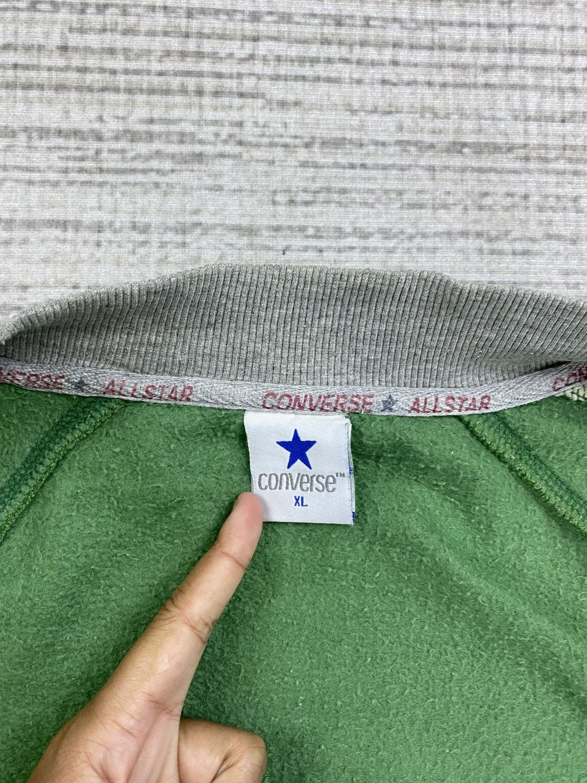 Converse × Vintage Vintage 90s Converse One Star Rare Varsity Style Jacket Size US L / EU 52-54 / 3 - 10 Thumbnail