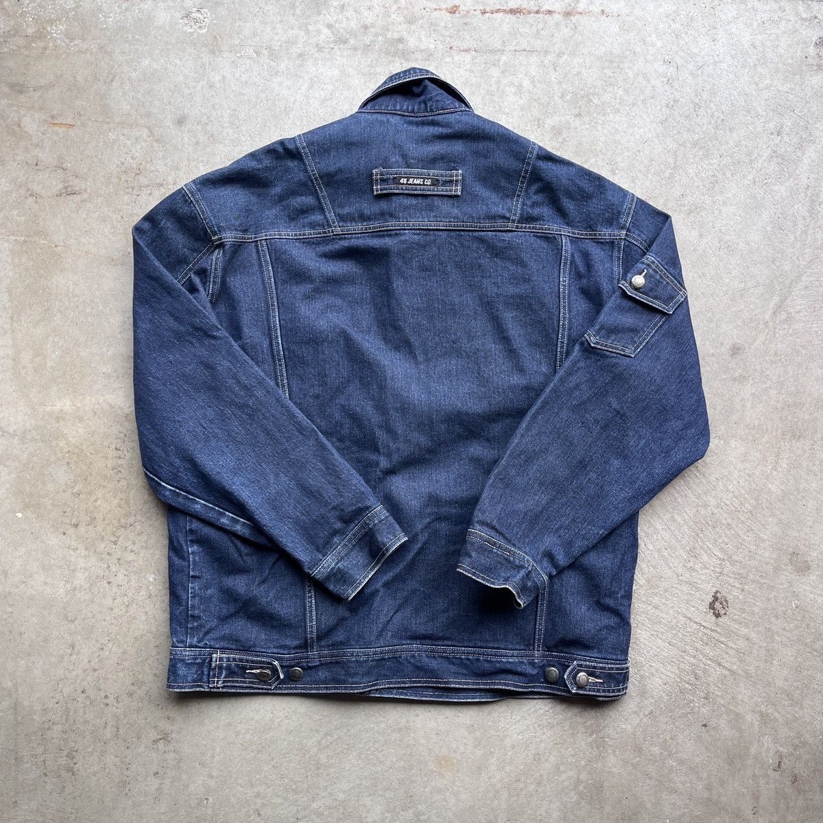 Other Vintage Y2K 48 Jeans Company Denim Jacket Size US L / EU 52-54 / 3 - 3 Thumbnail