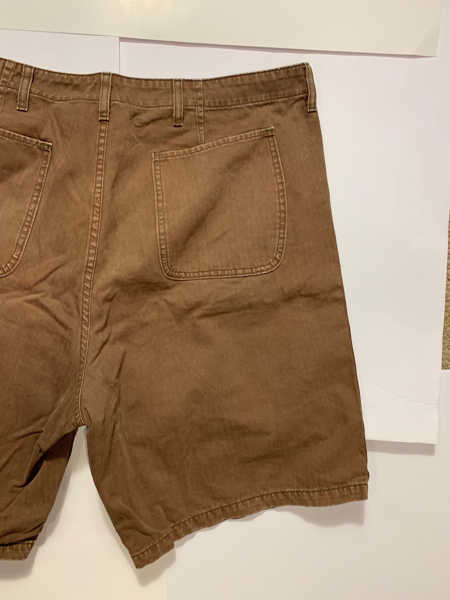 Bare Knuckles HBT Service Shorts Mustang Brown Size US 38 / EU 54 - 8 Thumbnail