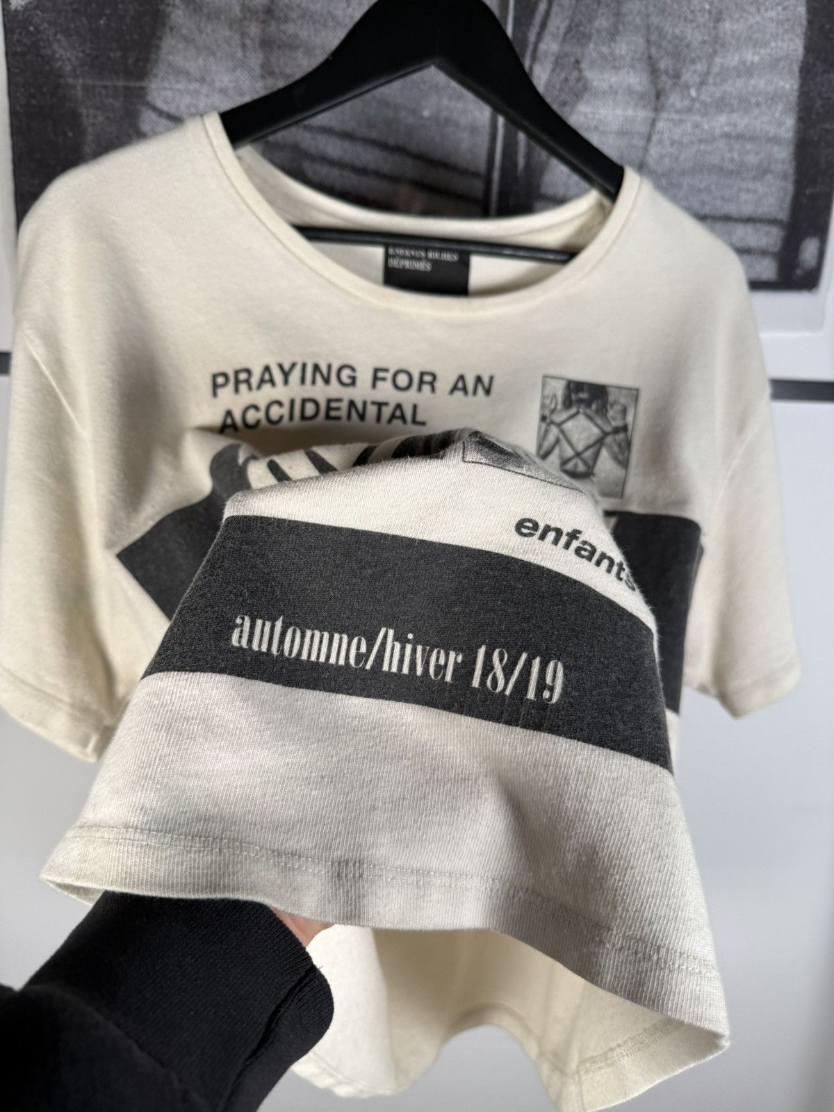 Enfants Riches Deprimes GRAIL💉 OG FALL/WINTER 2018-19 "PUPPY SAVED FROM OVERDOSE" Size US XL / EU 56 / 4 - 5 Thumbnail