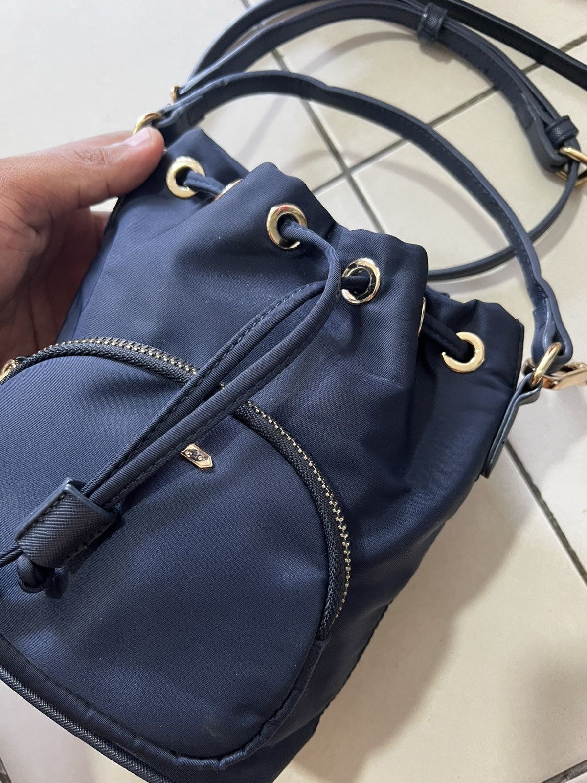Japanese Brand 2ways Small Bucket Shoulder Bag Size ONE SIZE - 6 Thumbnail