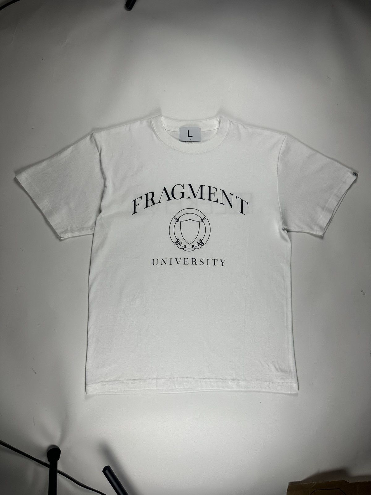 image of Fragment Design University Tee White, Men's (Size Large)