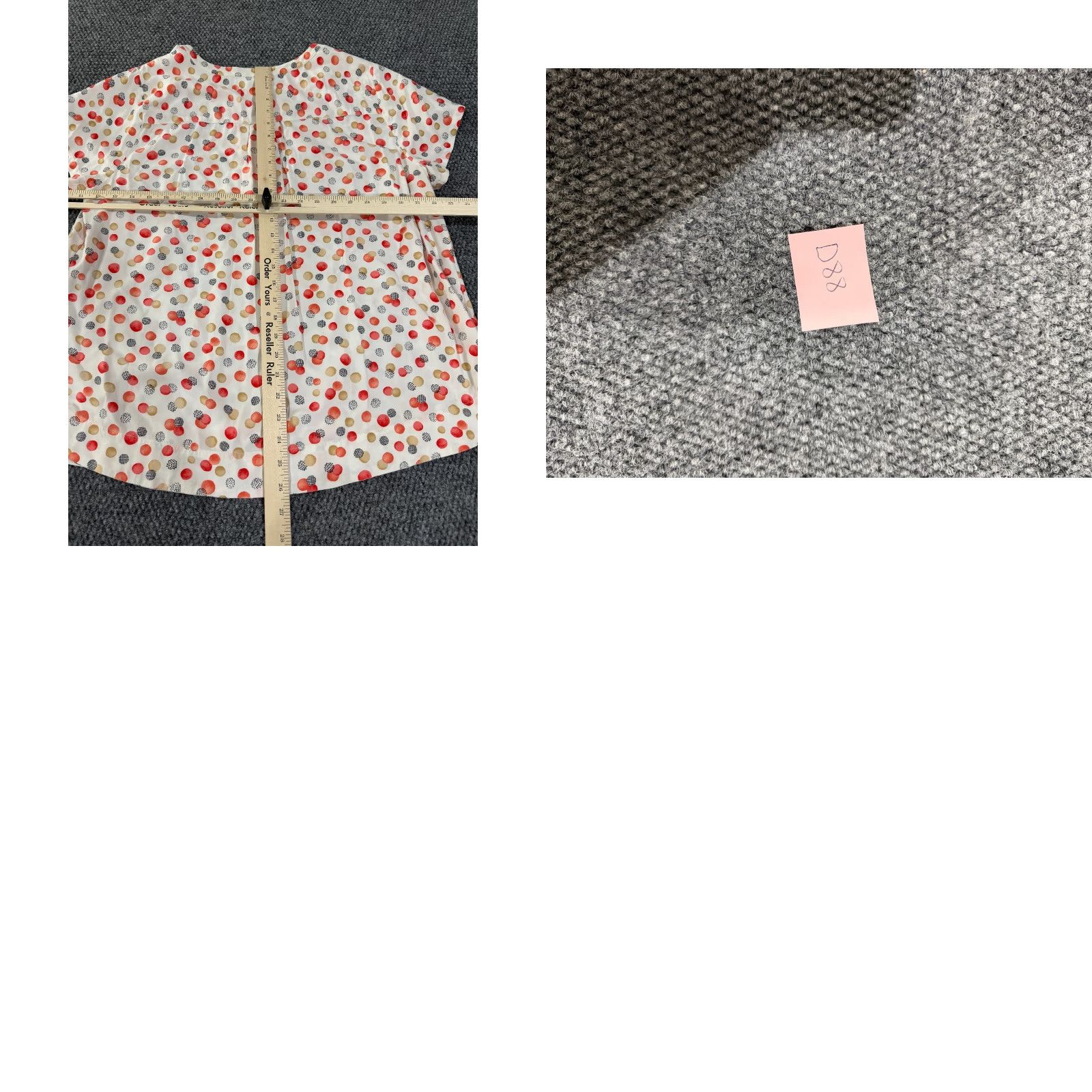 Talbots Talbots Blouse Womens 2X Red Polka Dot Lightweight Casual Top Long Sleeve Rayon Machine Washable Vintage No Size XXL / US 16-18 / IT 52-54 - 8 Thumbnail