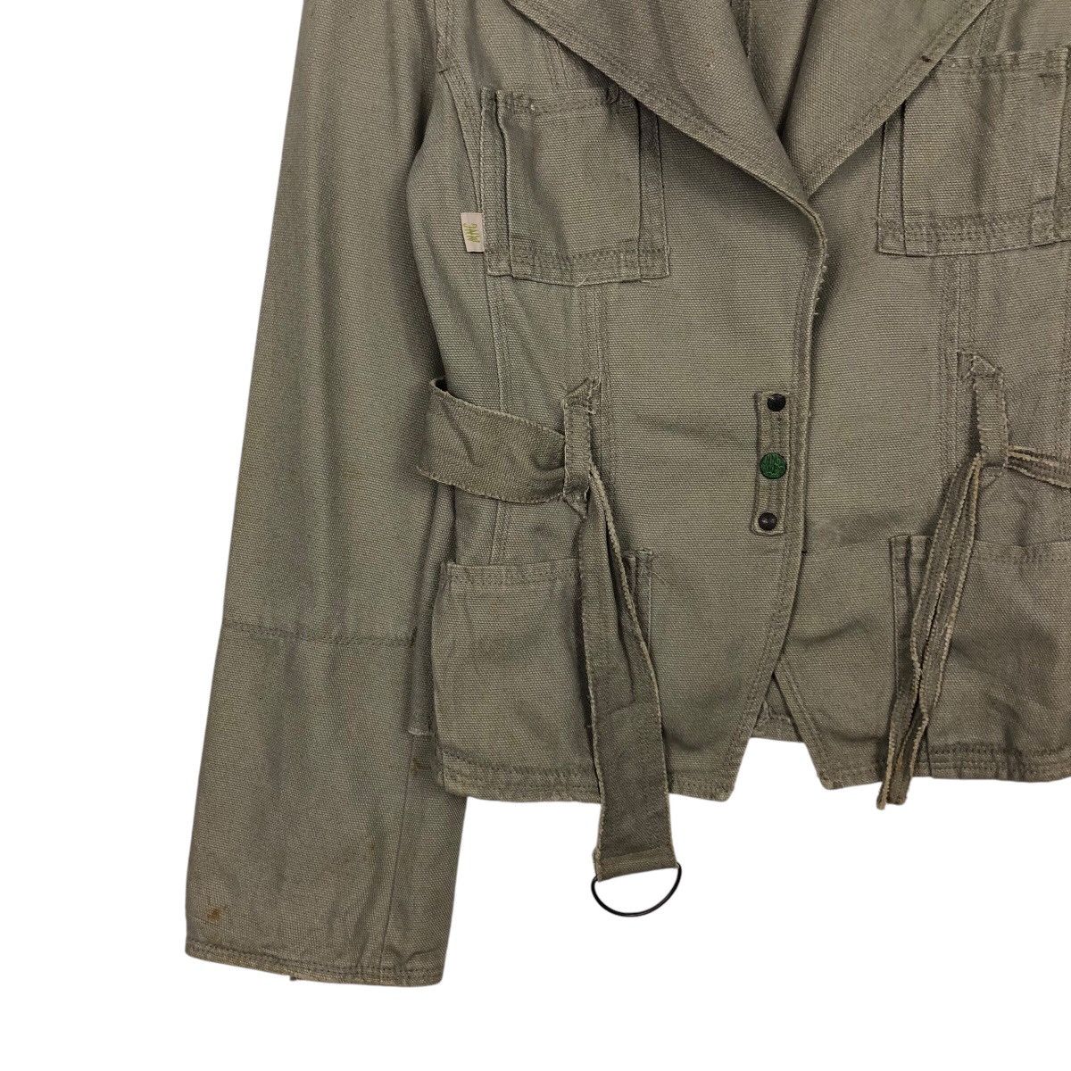Japanese Brand 📌Vintage Cropped Biker Jacket Guarana Soda Bondage Design Size US L / EU 52-54 / 3 - 3 Thumbnail
