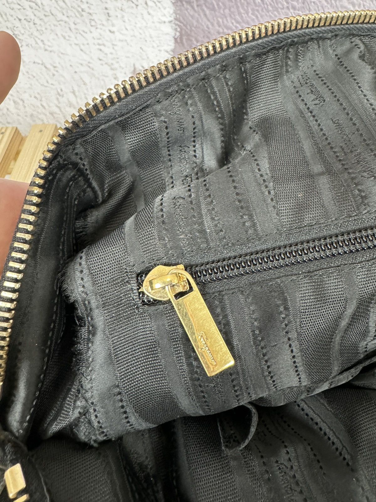 Salvatore Ferragamo Salvatore Ferragamo black leather handbag AU-21/D321 Size ONE SIZE - 19 Thumbnail