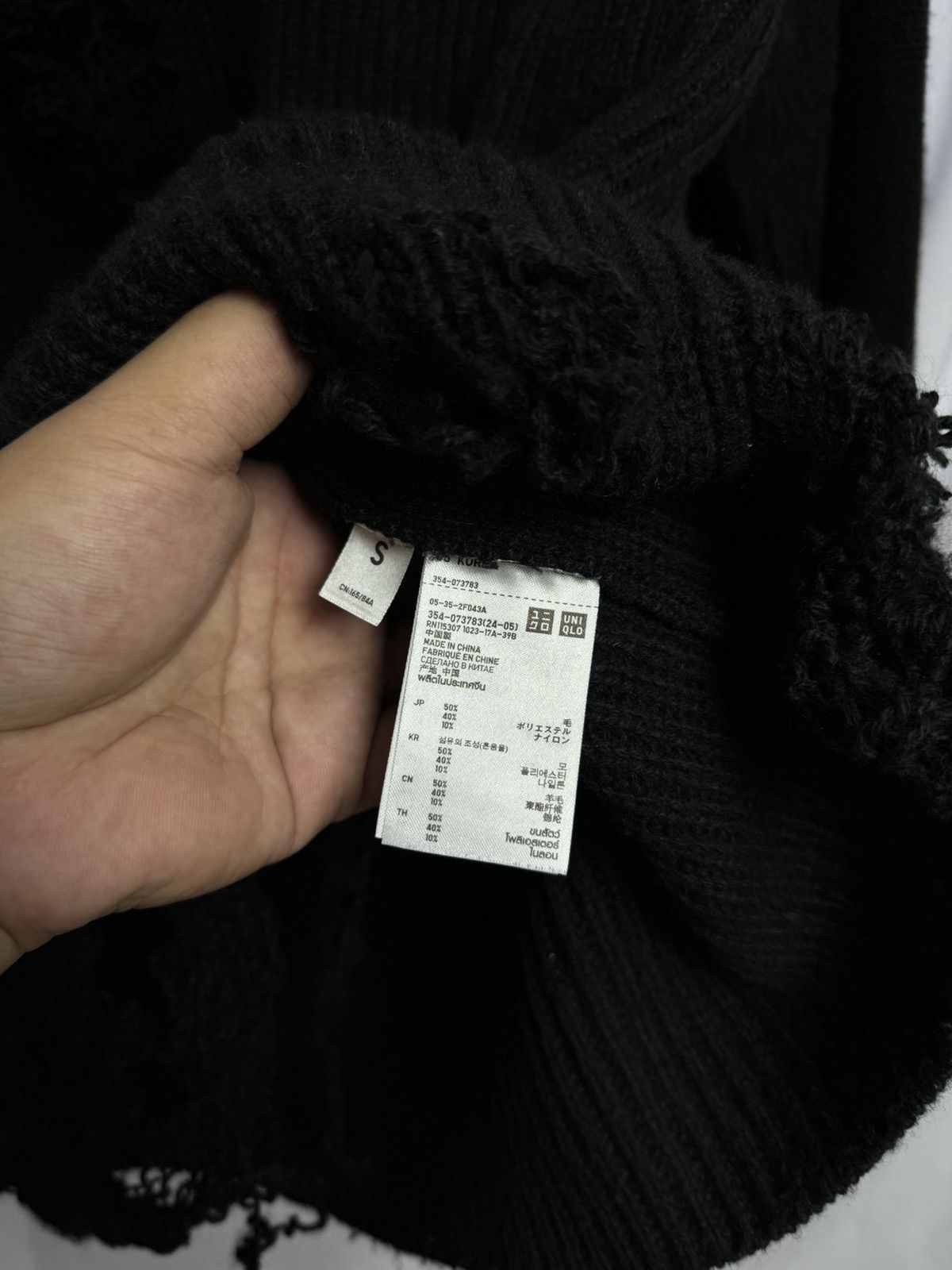 Japanese Brand × Le Grande Bleu (L.G.B.) × Undercover Undercover Distressed Knit Uniqlo Ifsix Style Size US S / EU 44-46 / 1 - 8 Thumbnail