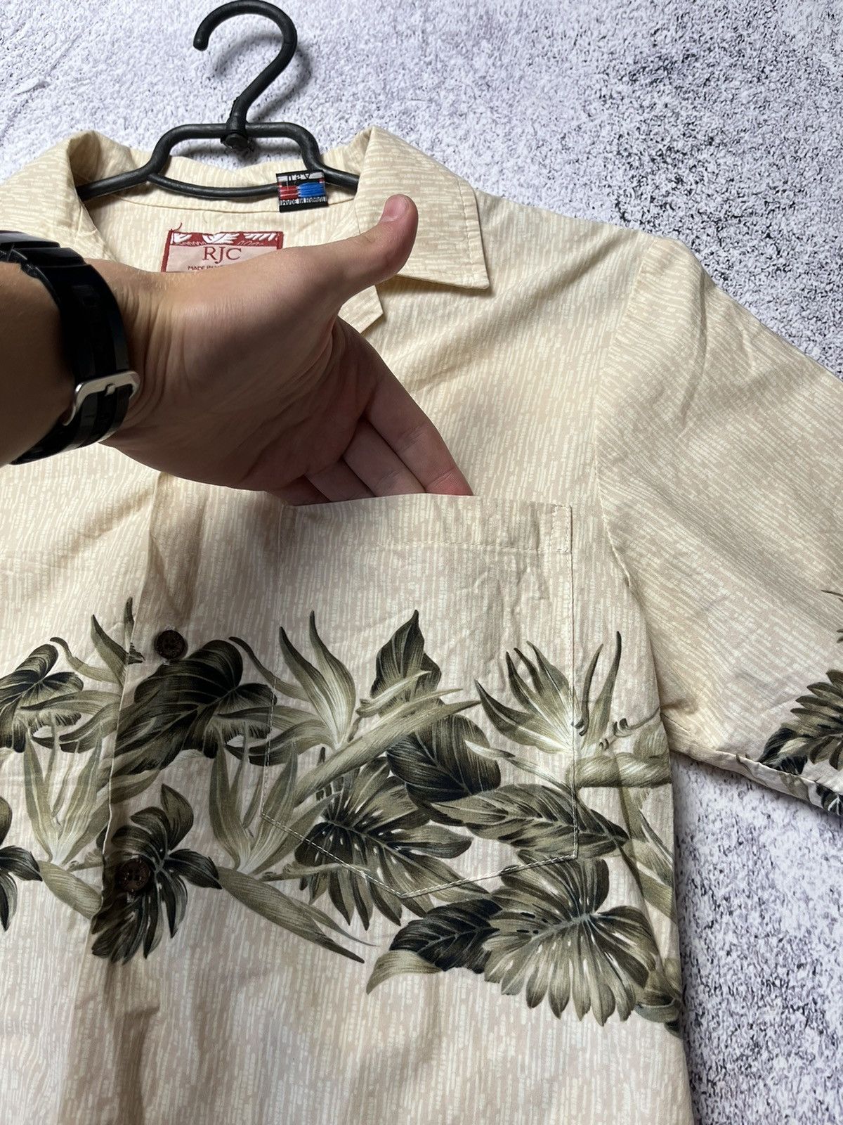 Jams World Vintage 90's Jams World Over Print Florida Hawaiian Shirt Size US S / EU 44-46 / 1 - 5 Thumbnail