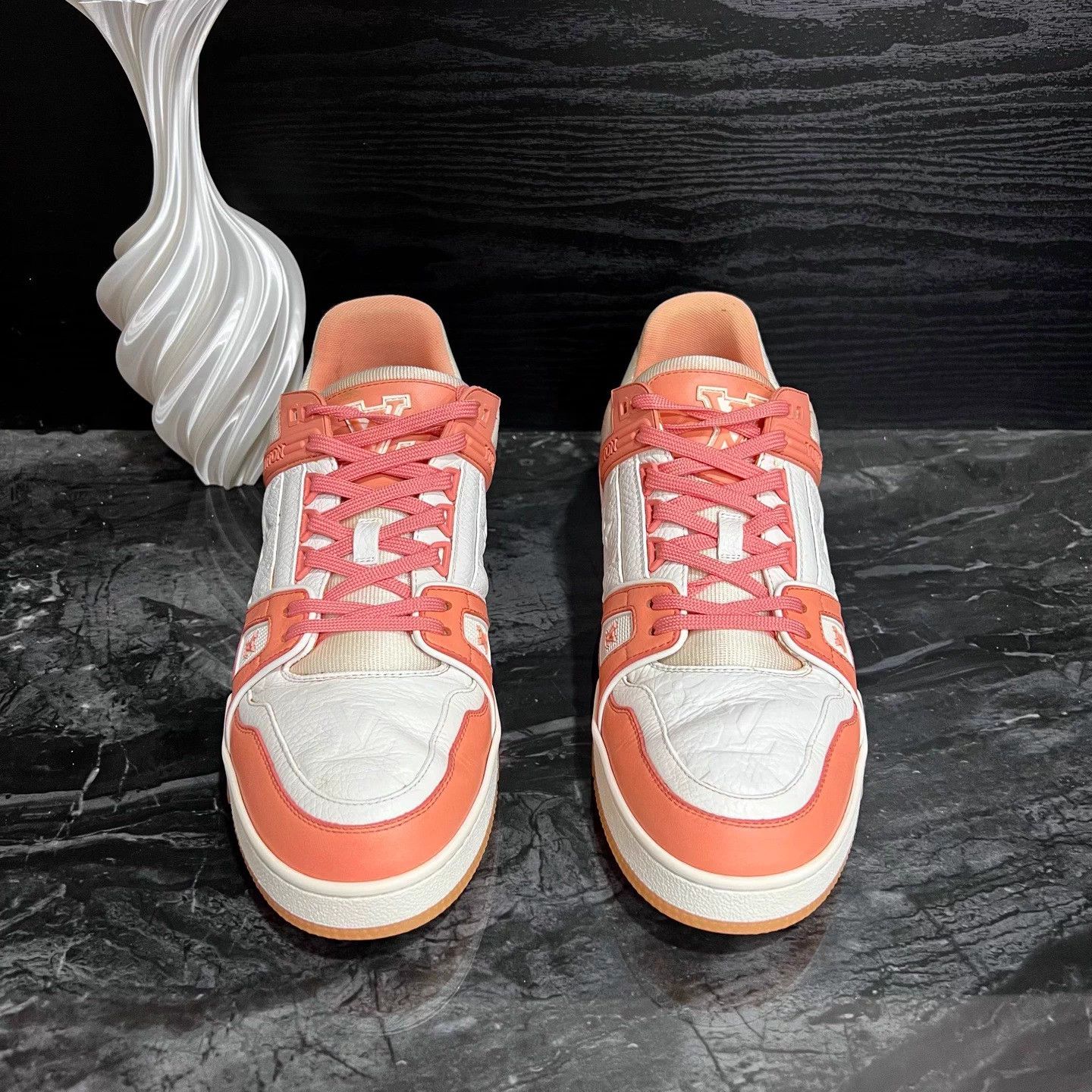 Louis Vuitton Nike Trainer Peach Pink 42 98 New 2600 Size US 9 / EU 42 - 2 Thumbnail