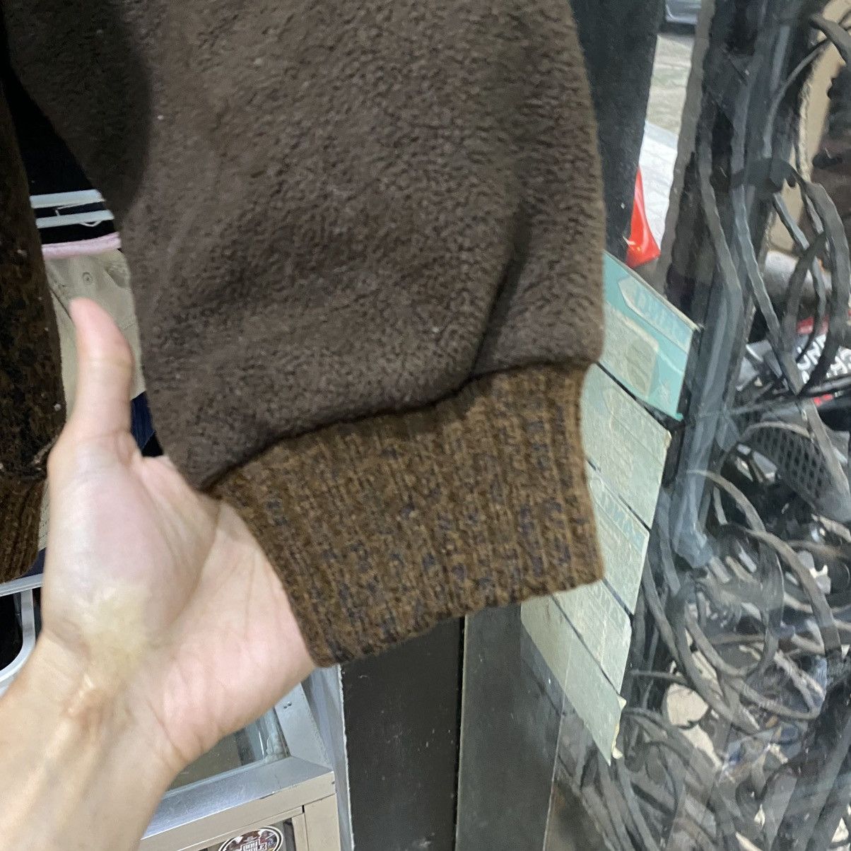 Valentino × Vintage Vtg 80/90 Rudolph Valentino Patchwork Knit Fleece Sweater Size US M / EU 48-50 / 2 - 7 Thumbnail
