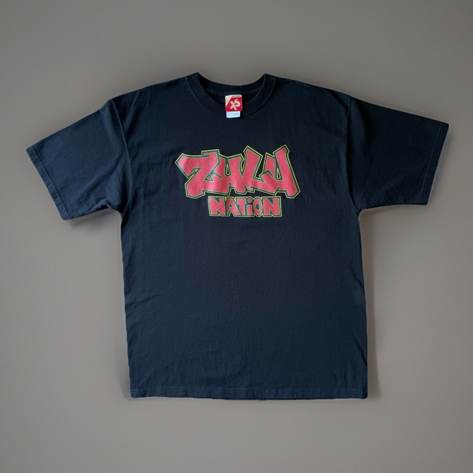 Vintage Vintage Zulu Nation Shirt Black Y2K Exact Science New York Size US XL / EU 56 / 4 - 1 Thumbnail