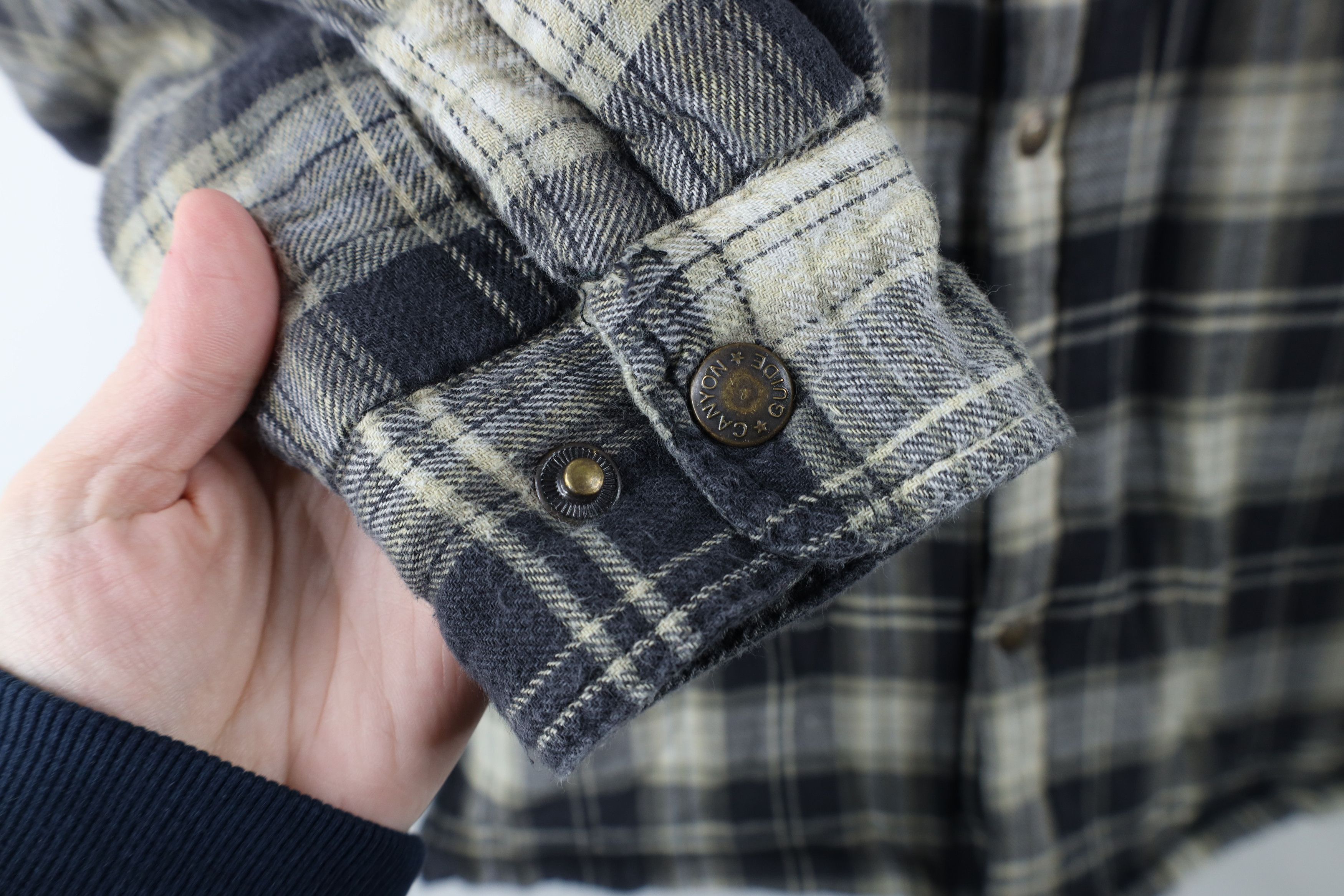 Vintage Vintage 90s Y2K Streetwear Flannel Button Shirt Jacket Size US M / EU 48-50 / 2 - 5 Thumbnail