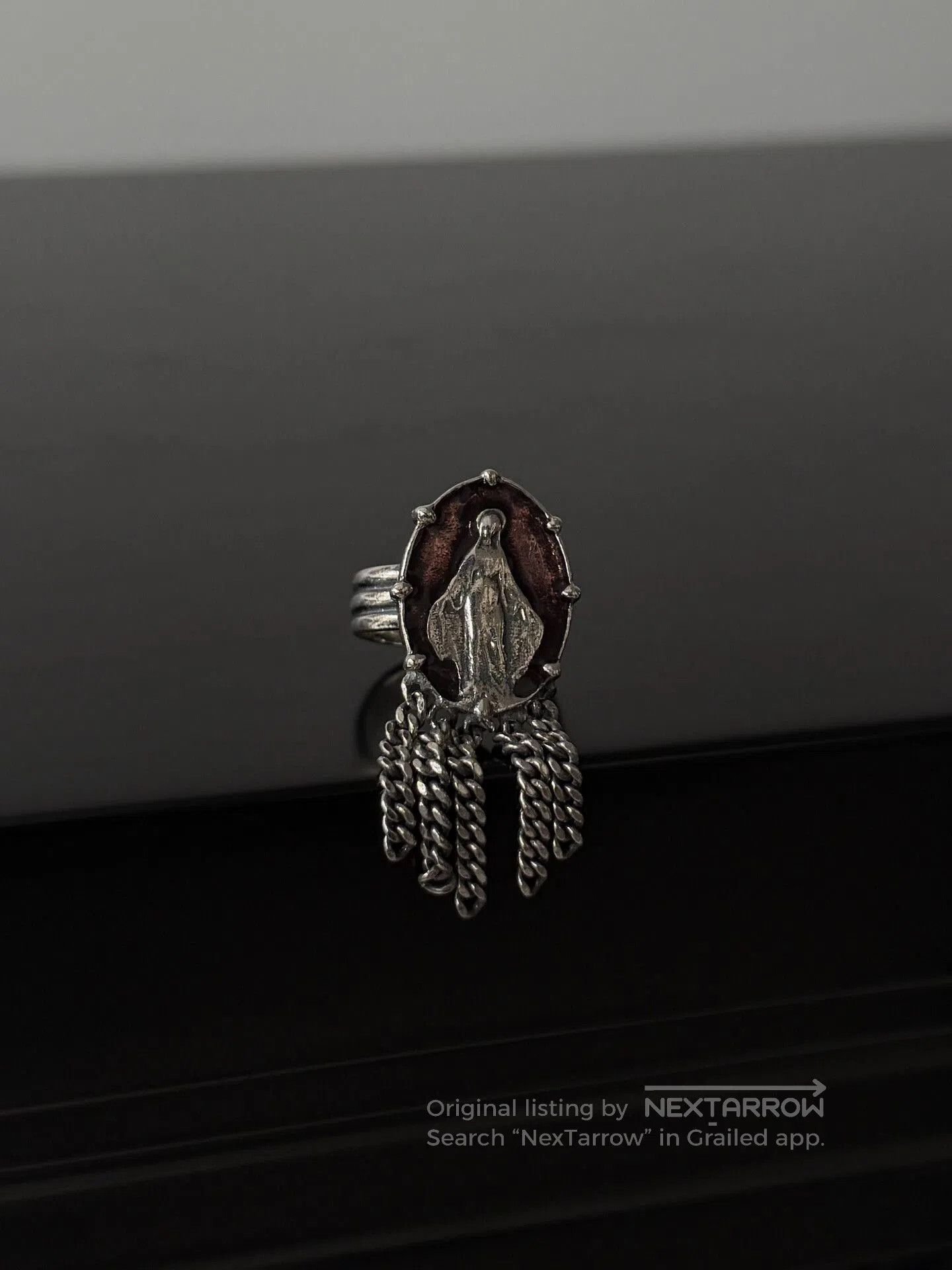 Jean Paul Gaultier Jean Paul Gaultier Amber Pendant Ring. Size ONE SIZE - 2 Thumbnail