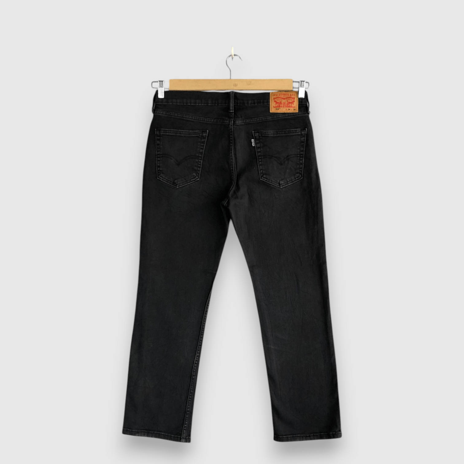 Levi's Vintage Y2K Levis Faded Black Jeans Levi's Light Wash Denim Size US 32 / EU 48 - 2 Thumbnail