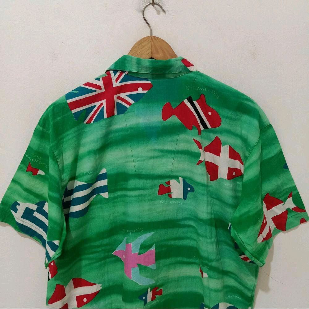 United Colors Of Benetton United Colors of Benetton Hawaiian Shirt Size US L / EU 52-54 / 3 - 4 Thumbnail