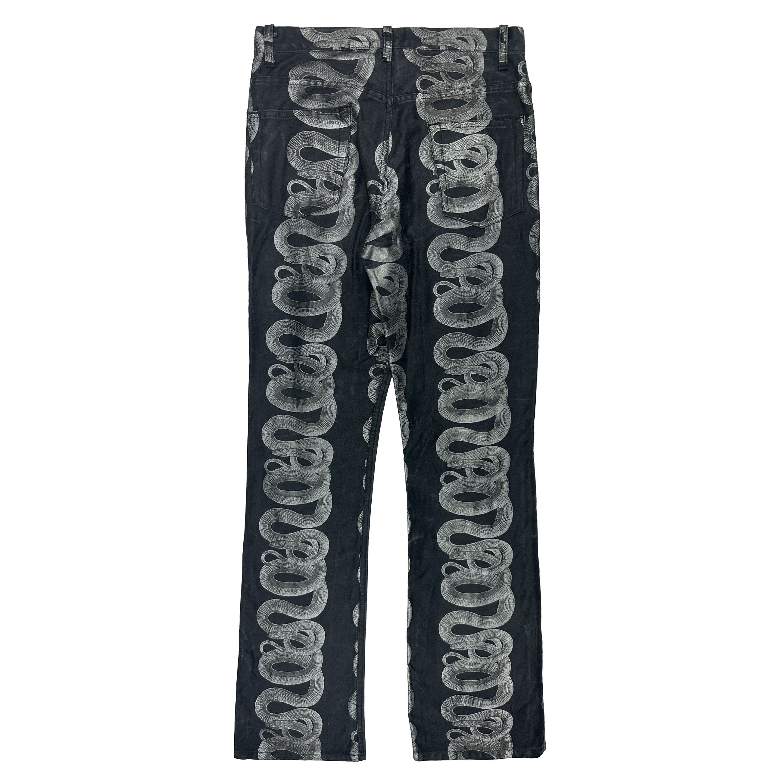 Hysteric Glamour 90's Snake Denim Size US 29 - 2 Thumbnail