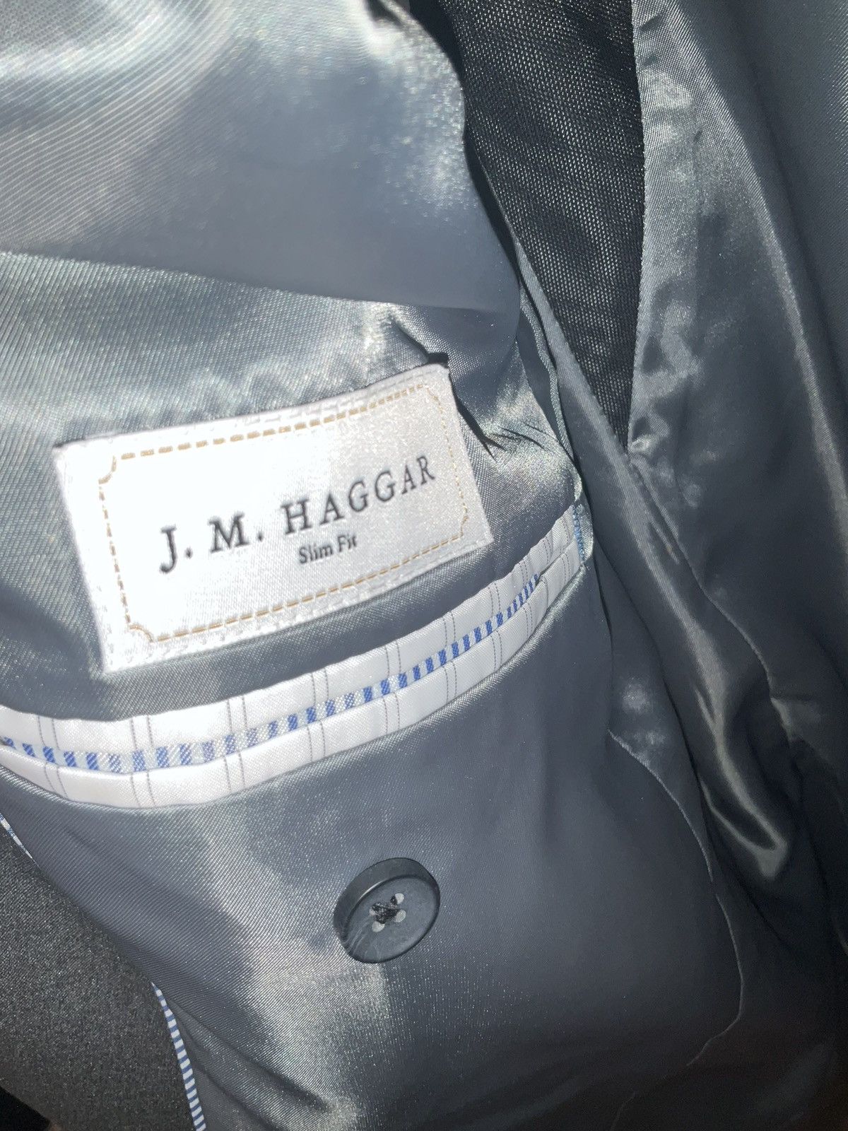 Other × Vintage JM Haggar Slim Fit Blazer Two Button Size 38S - 4 Thumbnail