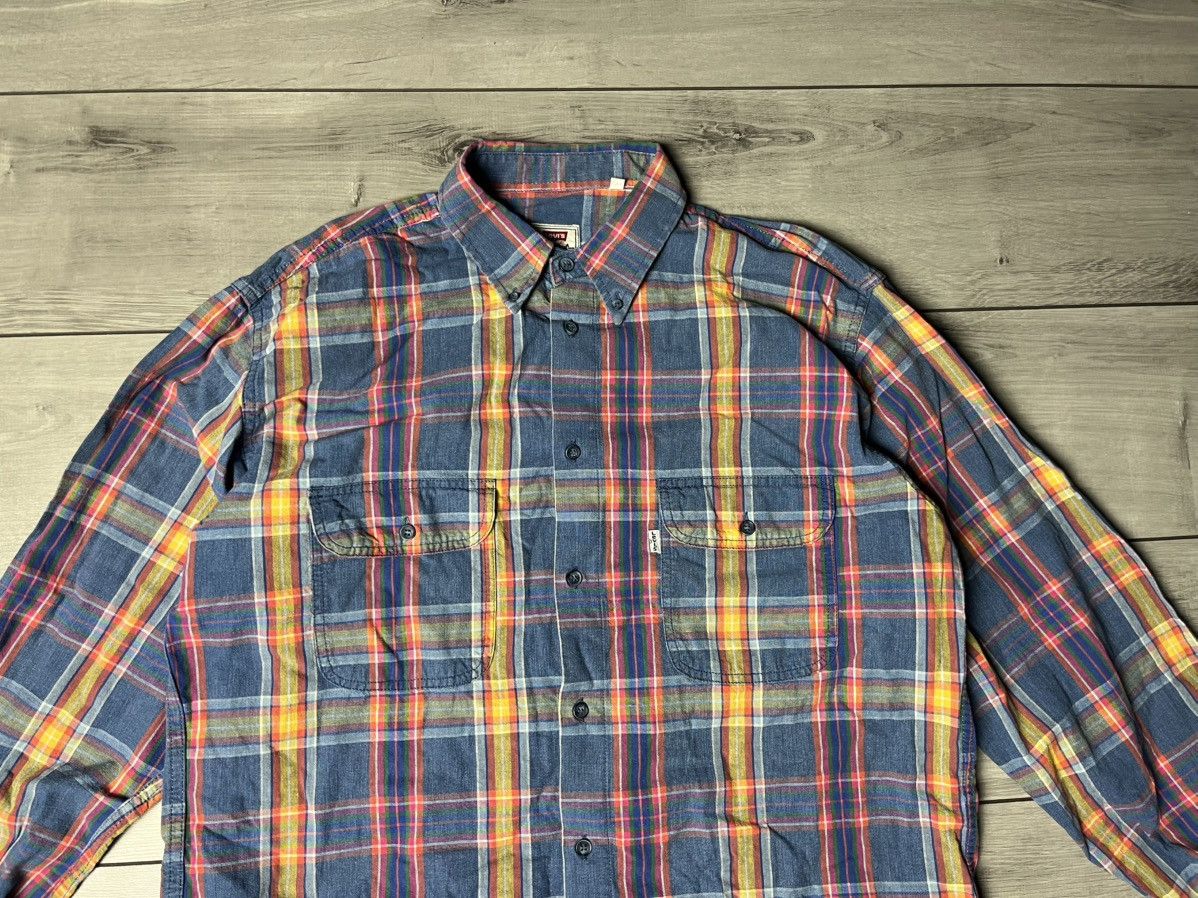 Levi's Levis Strauss Vintage Shirt Rainbow Size XLarge Size US XL / EU 56 / 4 - 3 Thumbnail