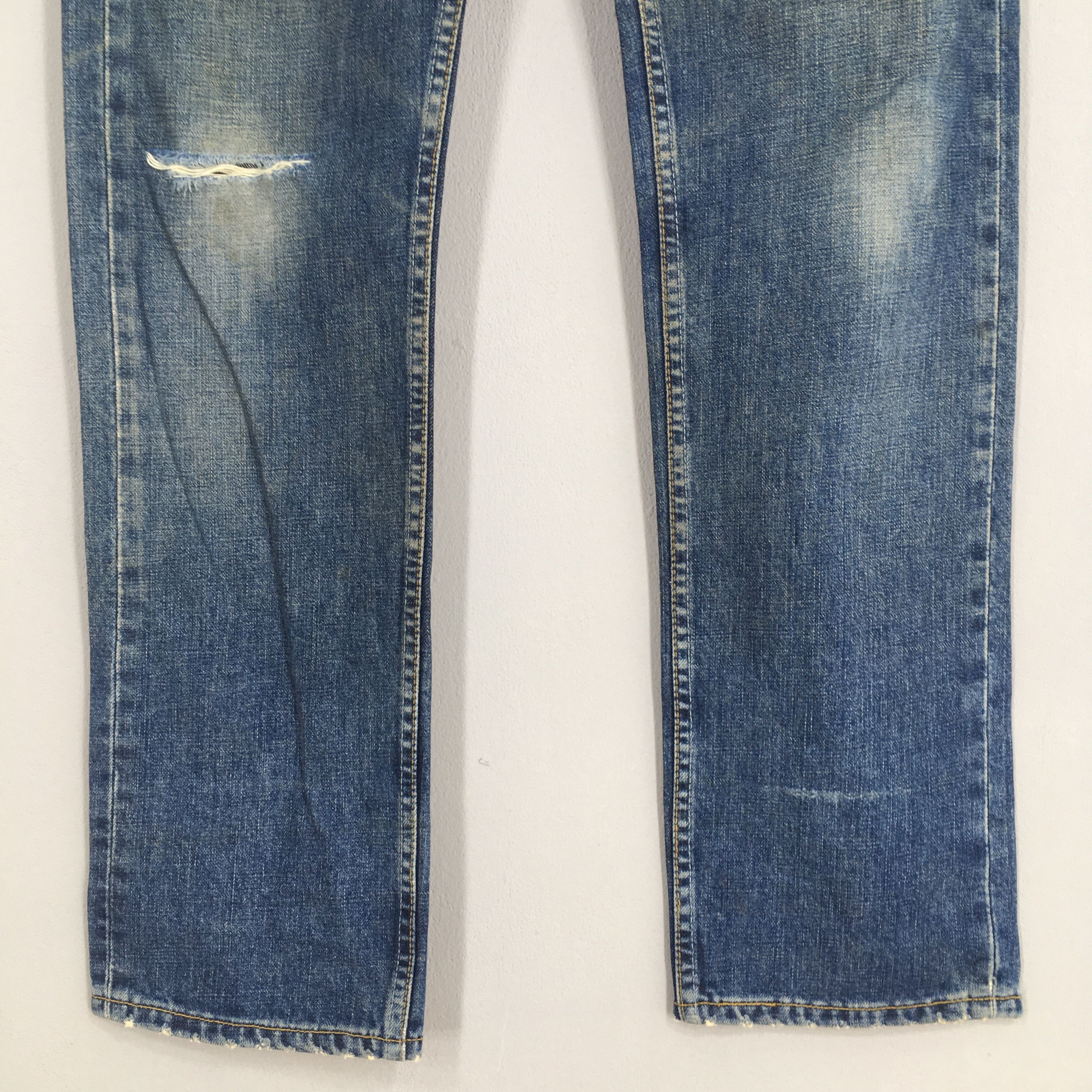 Levi's Size 31x34 Vintage Levis 505 Faded Stonewash Jeans S1952 Size US 31 - 4 Thumbnail
