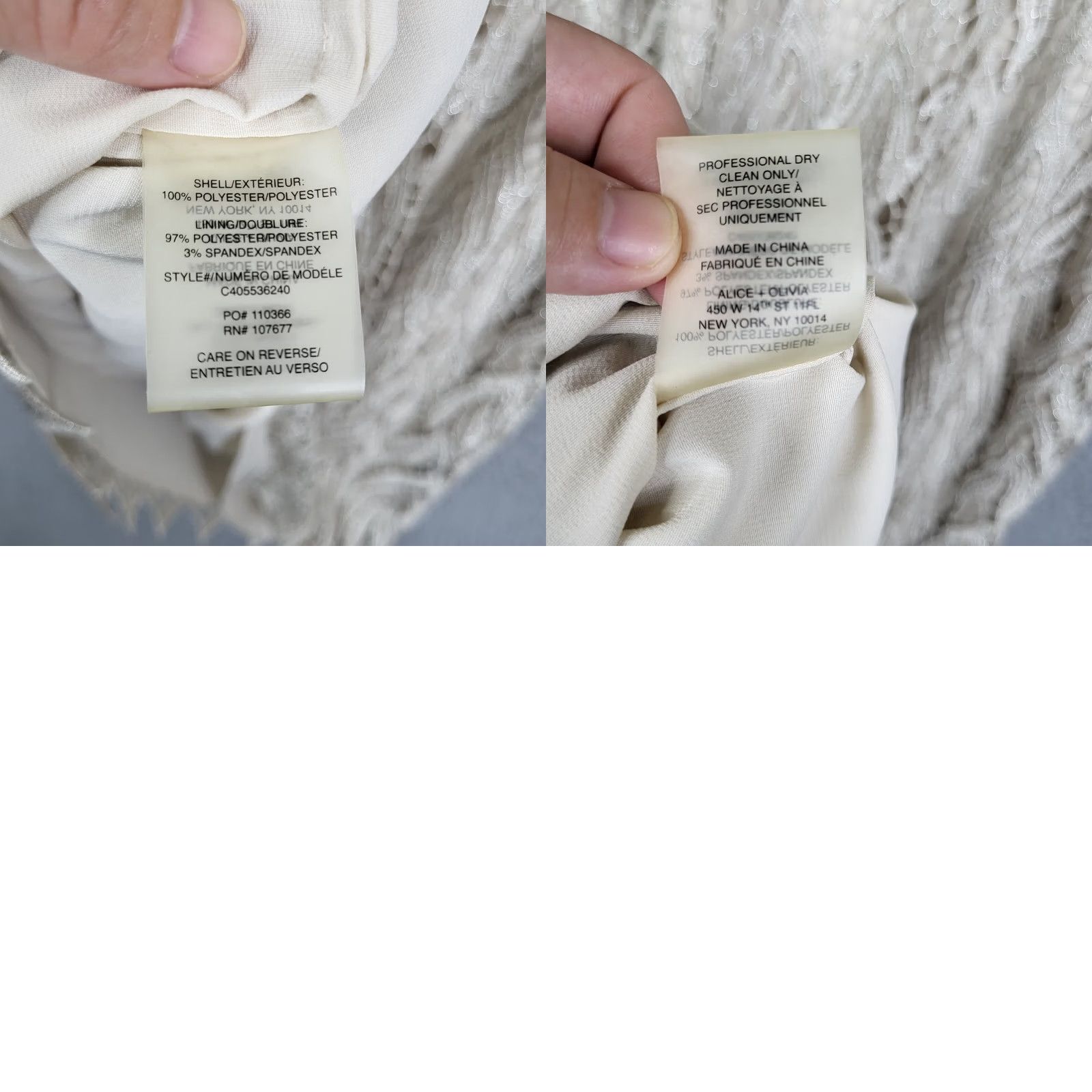Alice + Olivia Alice + Olivia Emmie Women's Lace Sleeveless Dress M Above the Knee Creamy Polyester, A-Line, Casual, Colorful, oblique Size M / US 6-8 / IT 42-44 - 9 Thumbnail