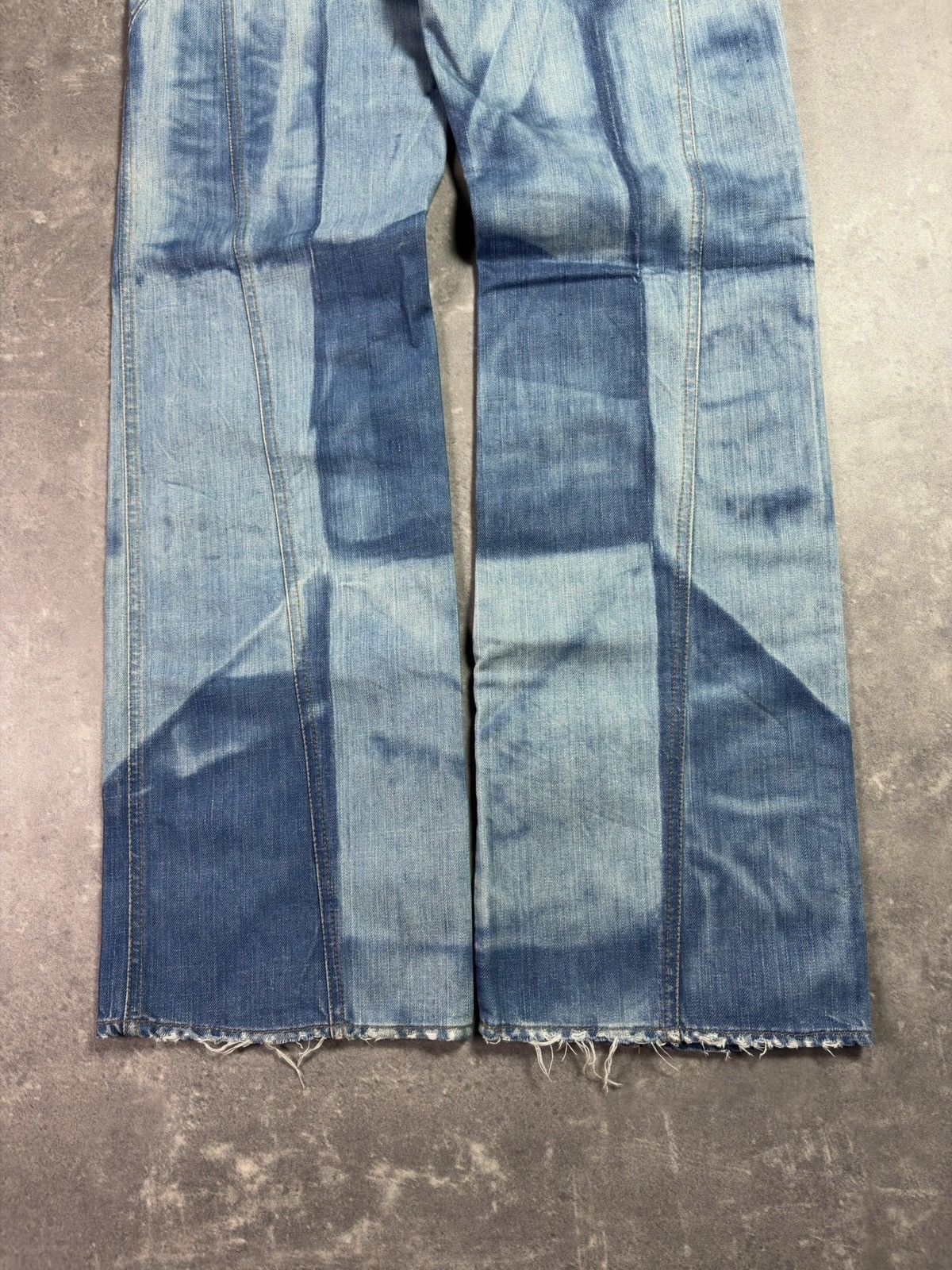 Just Cavalli 00s Just Cavalli Colorblock Dyed Flared Denim Jeans 32 48 Size US 32 / EU 48 - 15 Thumbnail