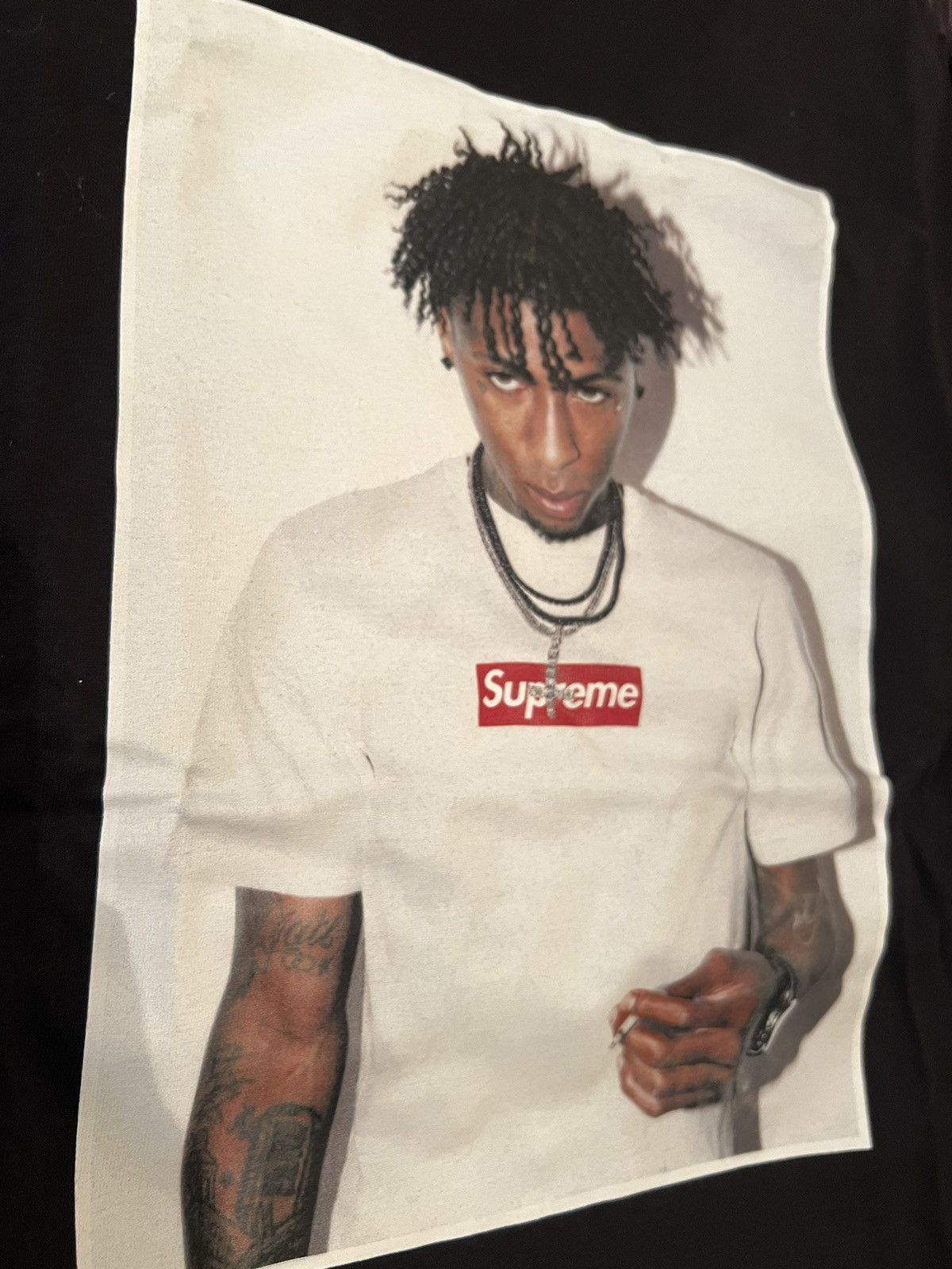 Supreme Supreme NBA Youngboy tee Size US M / EU 48-50 / 2 - 2 Thumbnail