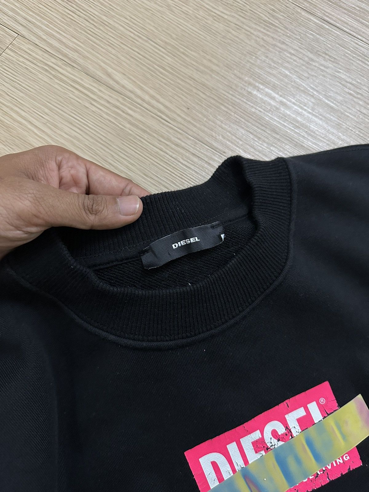 Beauty Beast × Diesel Rare And Beautiful Diesel Box Logo Sweatshirt Size US S / EU 44-46 / 1 - 5 Thumbnail