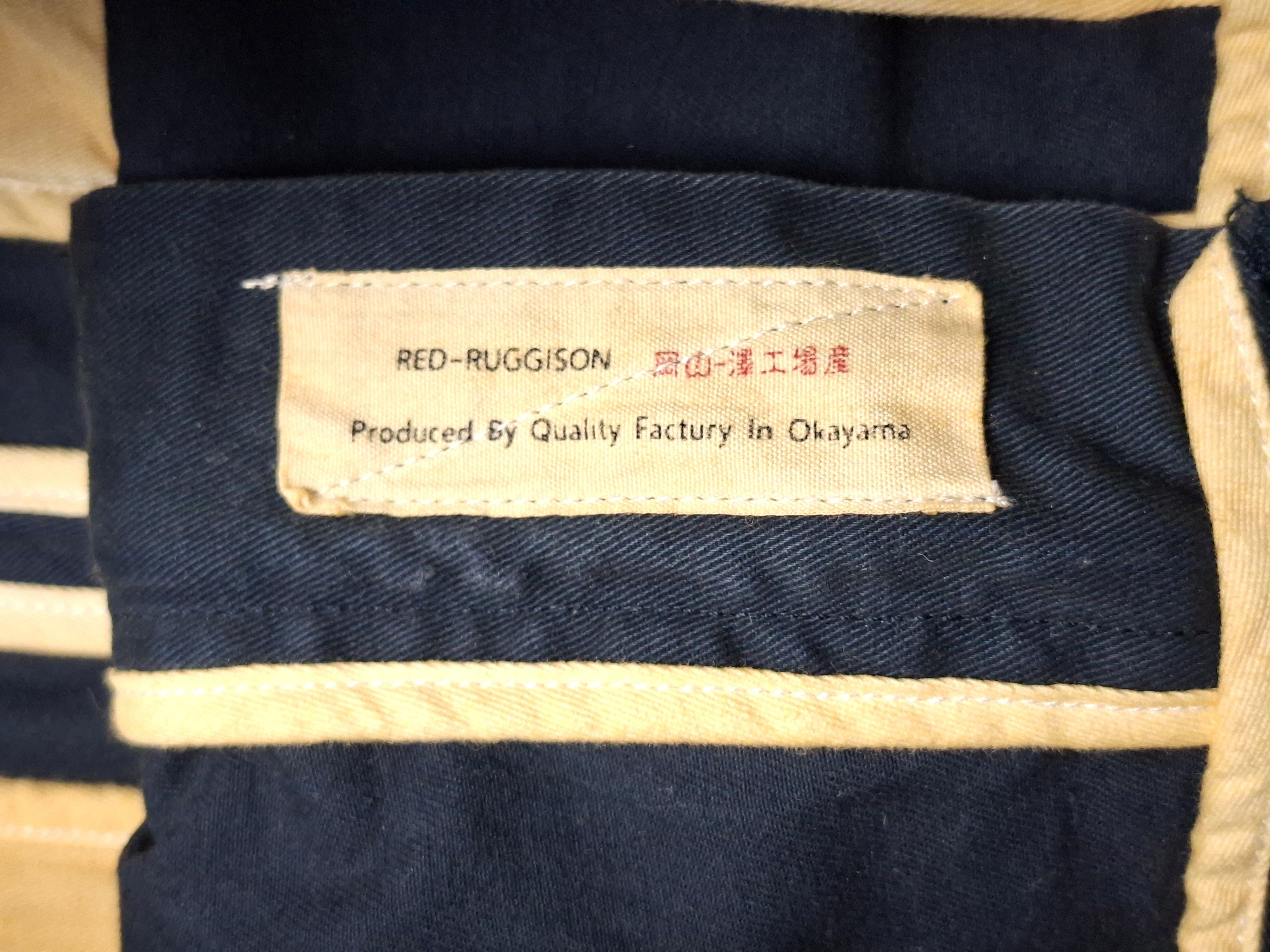 Japanese Brand Red Ruggison Razor Tapered Selvedge Chinos Okayama Japan Size US 33 - 11 Thumbnail